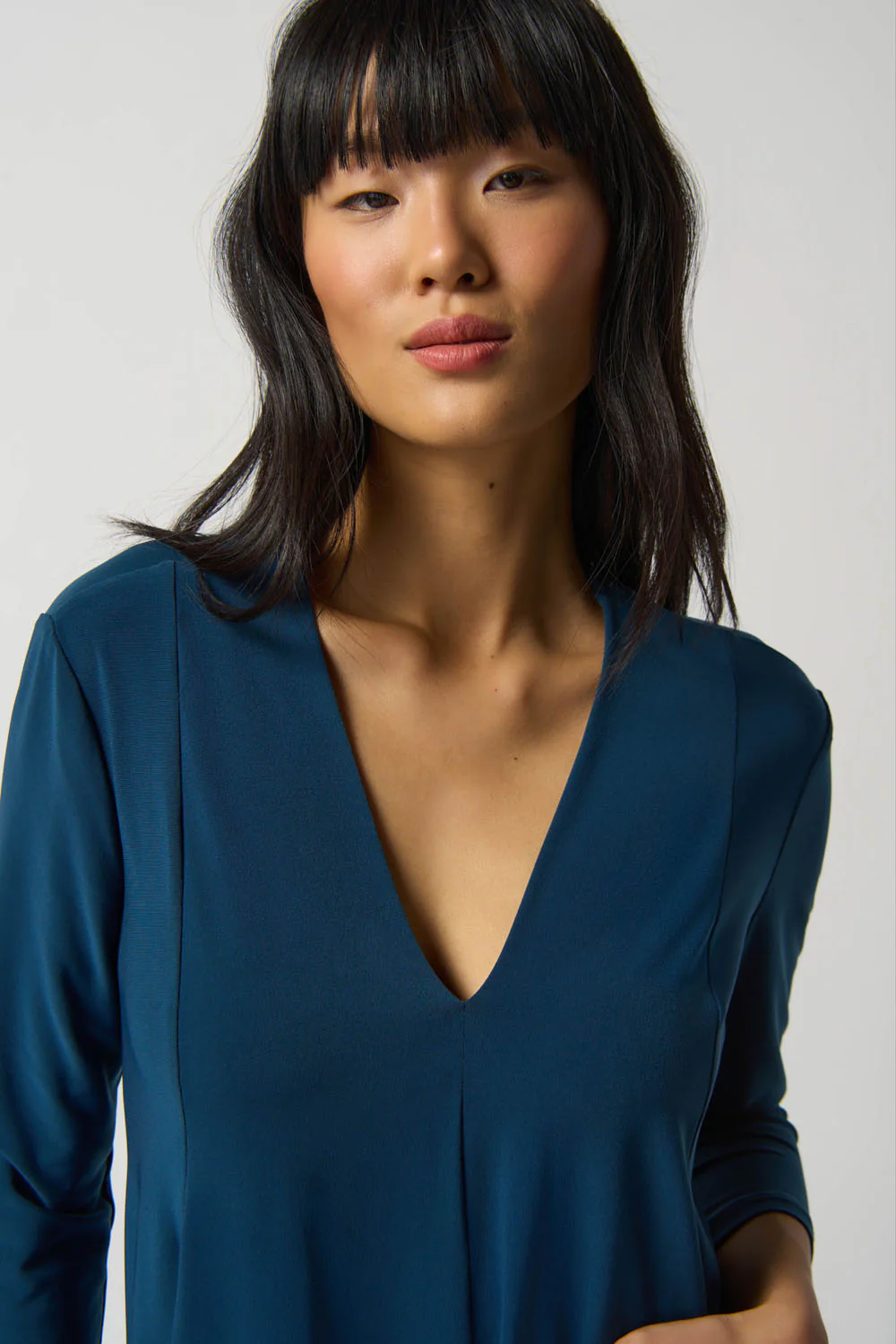 Joseph Ribkoff Nightfall Asymmetric Tunic Style 161066TT - Image 3