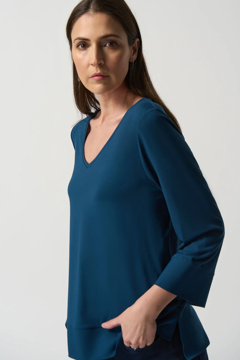 Joseph Ribkoff Nightfall Boxy Jersey Top Style 233049 - Image 2