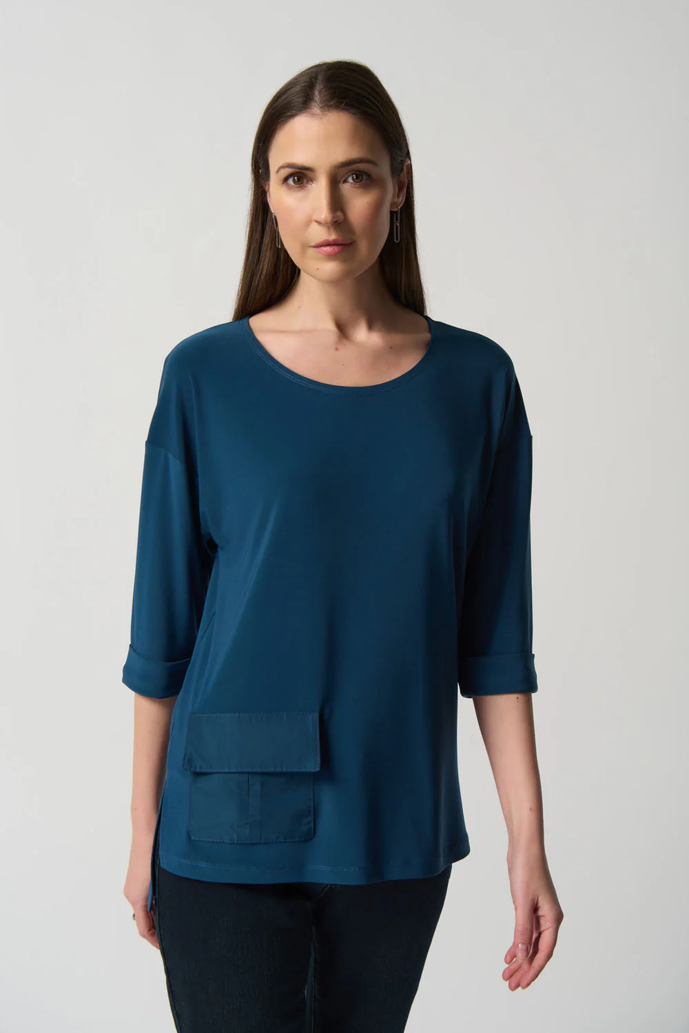 Joseph Ribkoff Nightfall Dolman Sleeve Boxy Top Style 233186
