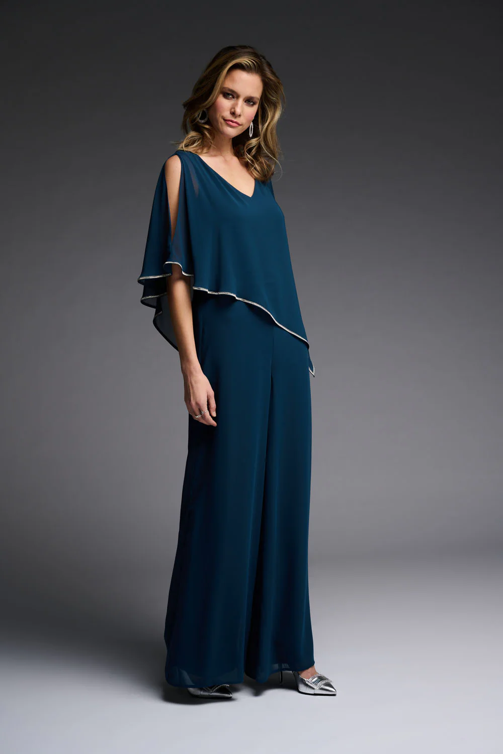 Joseph Ribkoff Nightfall Cut-Out Tunic Style 223738 - Image 3
