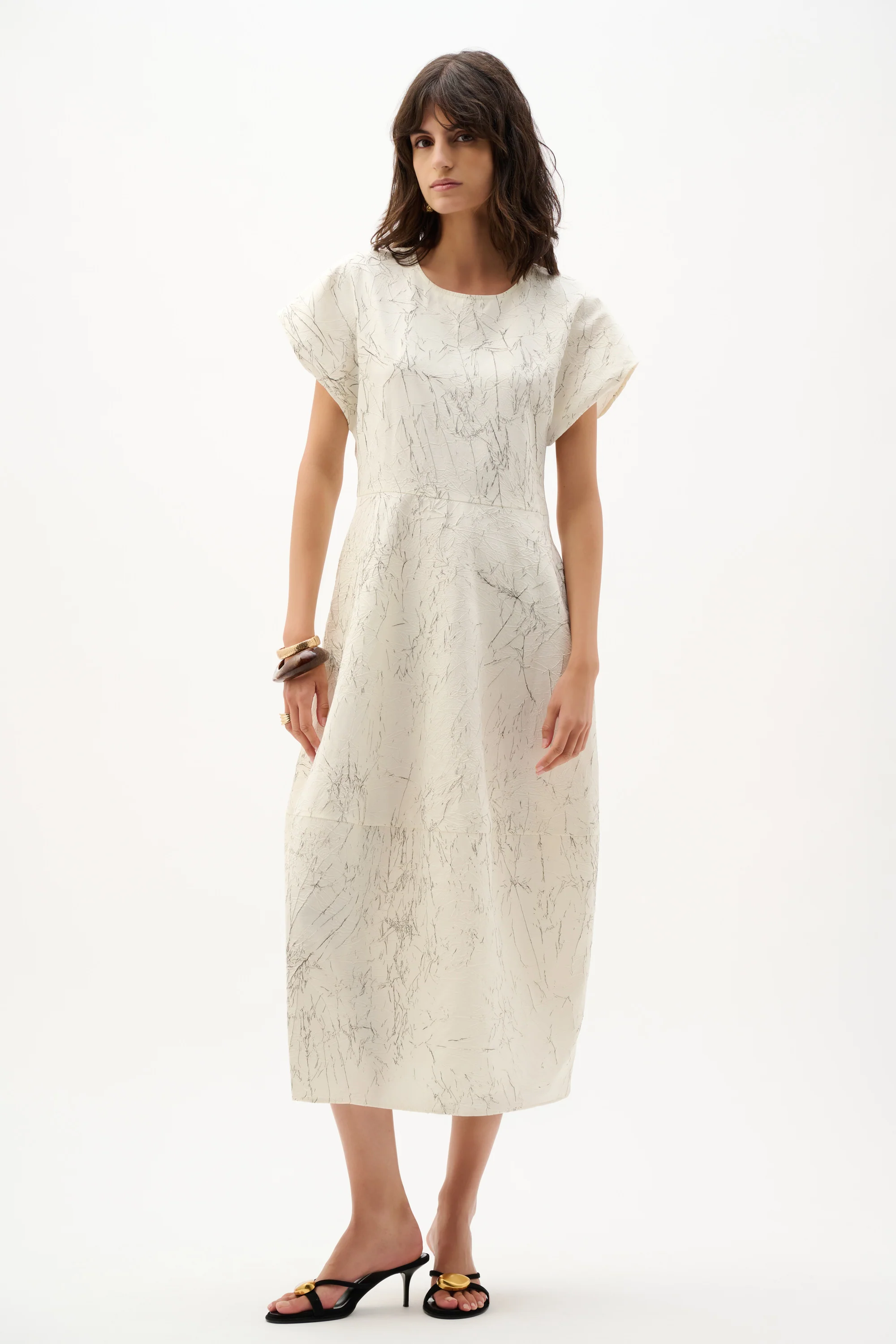 Joseph Ribkoff Novelty Abstract Print Cocoon Dress Style 262116