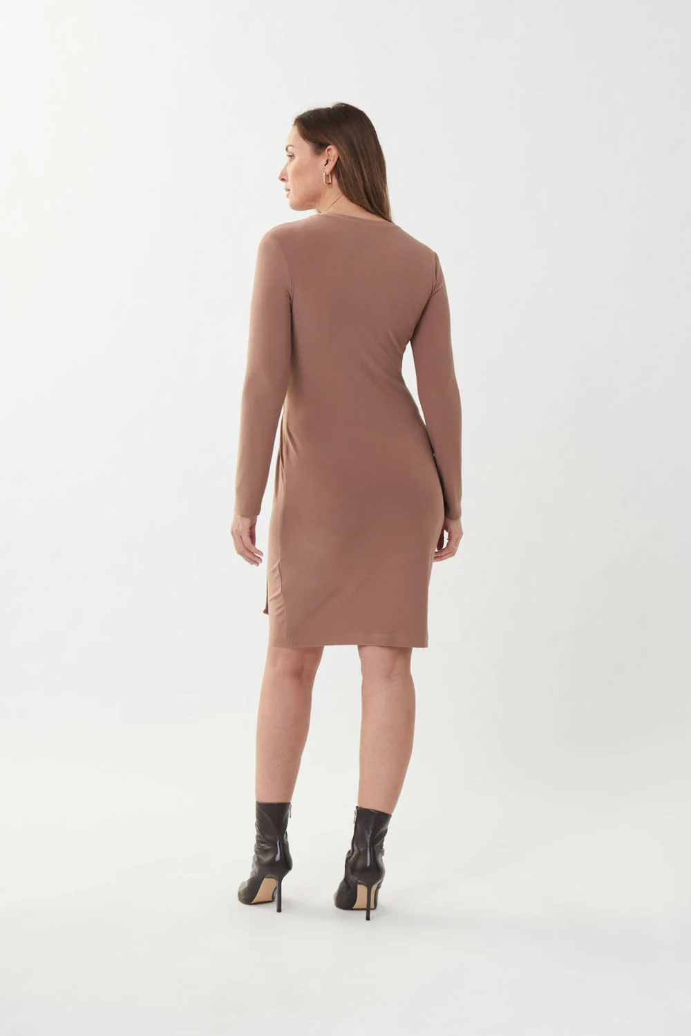 Joseph Ribkoff Nutmeg Dress Style 223288 - Image 4