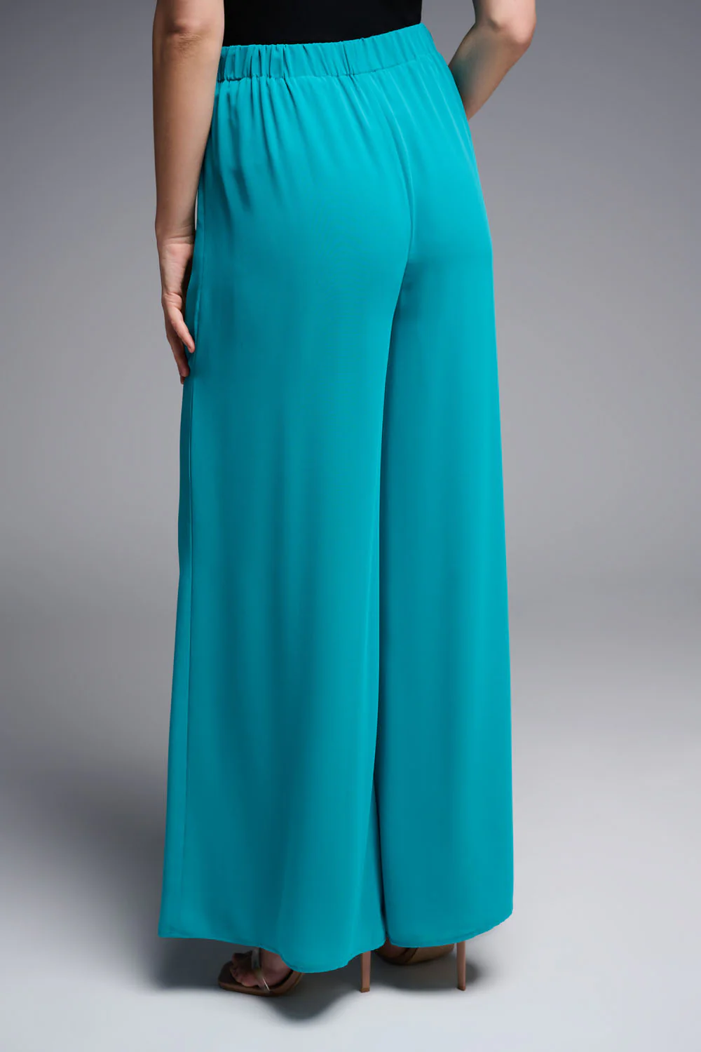 Joseph Ribkoff Ocean Blue Chiffon Pant Style 223751 - Image 3