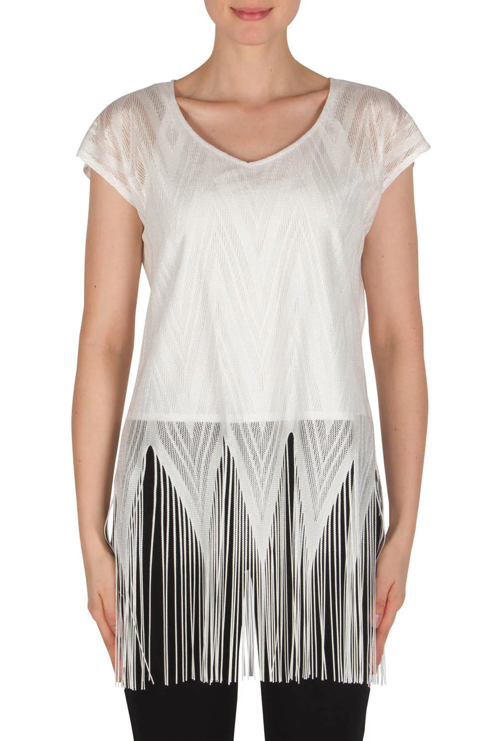 Joseph Ribkoff Off-White Top Style 182500