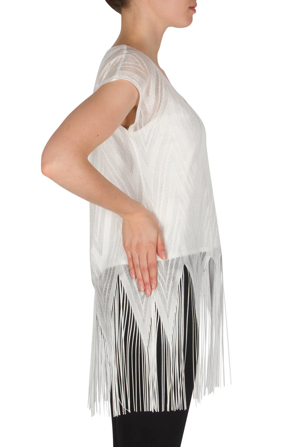 Joseph Ribkoff Off-White Top Style 182500 - Image 2