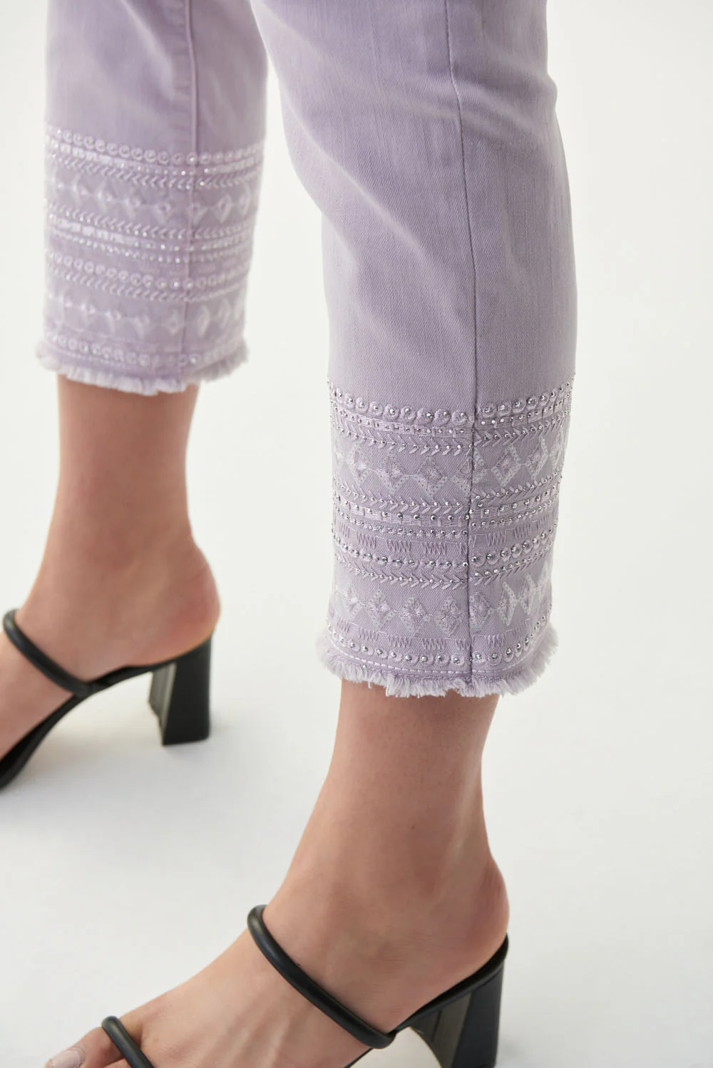 Joseph Ribkoff Pale Lavender Jean Style 221934 - Image 3
