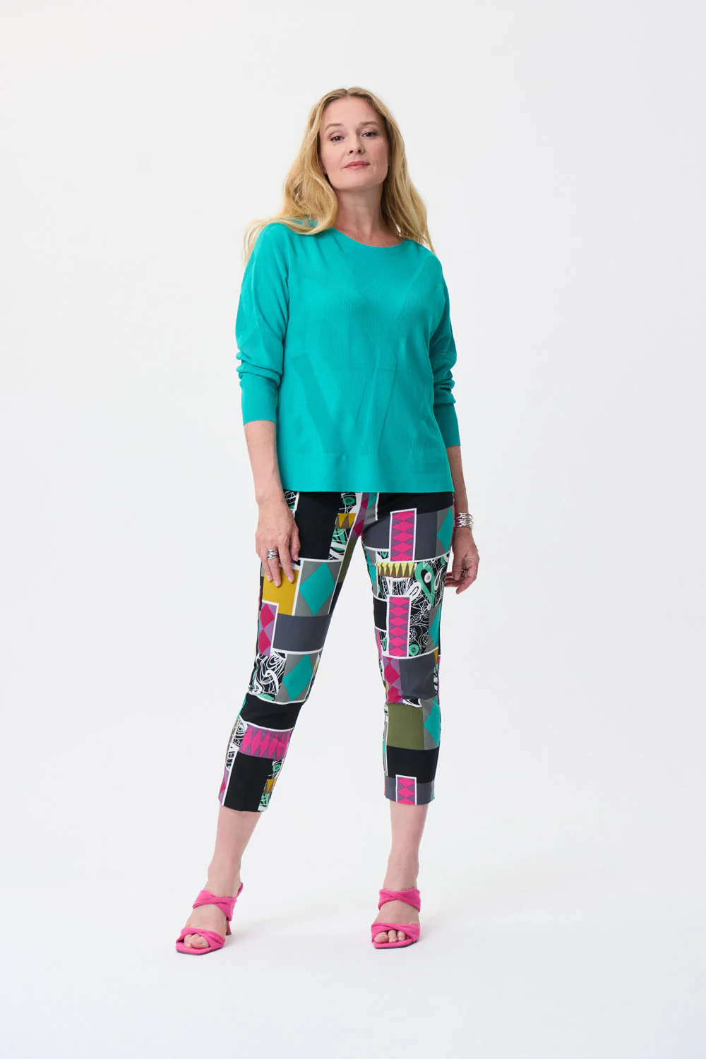Joseph Ribkoff Palm Springs Knit Top Style 231950 - Image 5