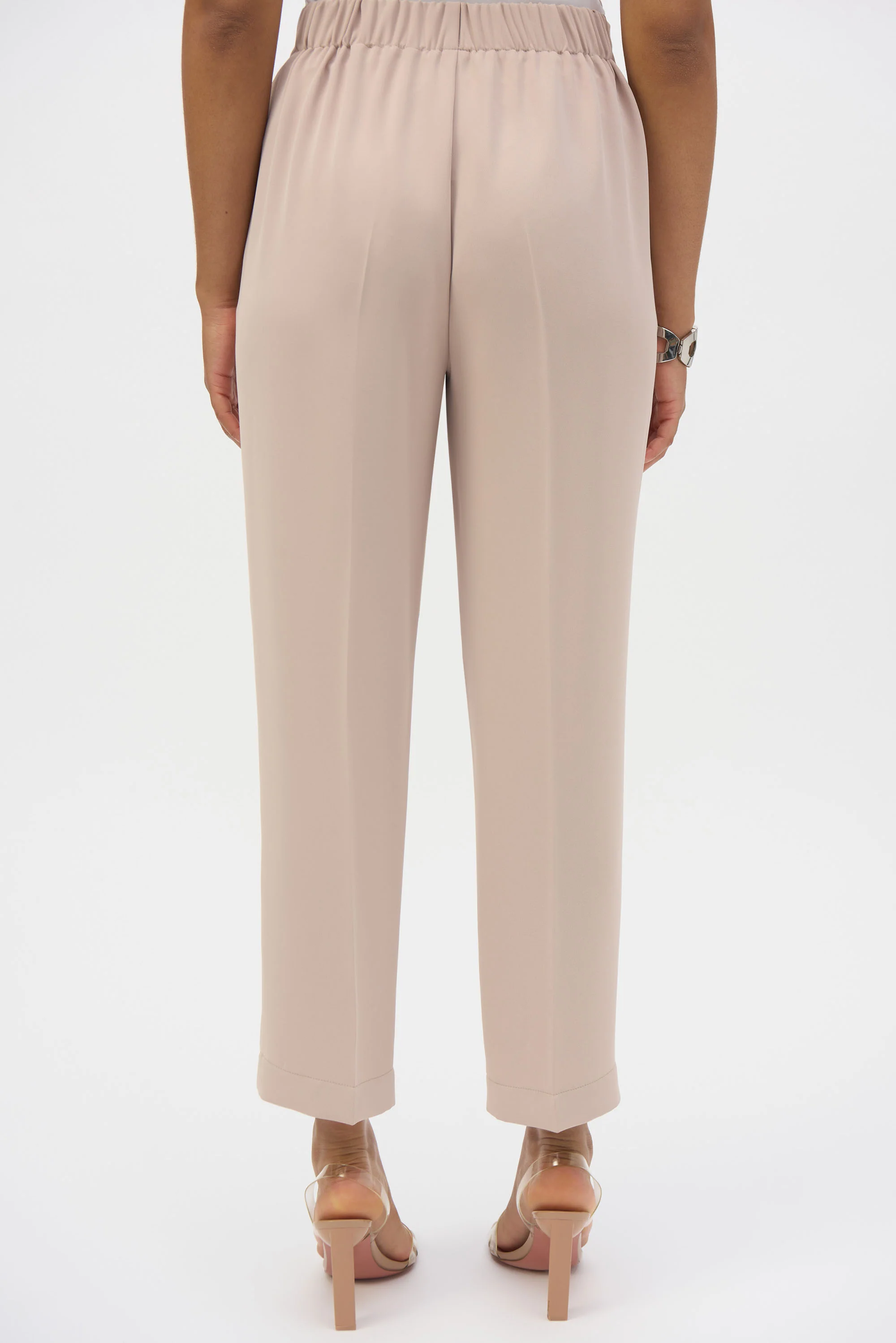 Joseph Ribkoff Parchment Straight Pull-On Pants Style 252048 - Image 3