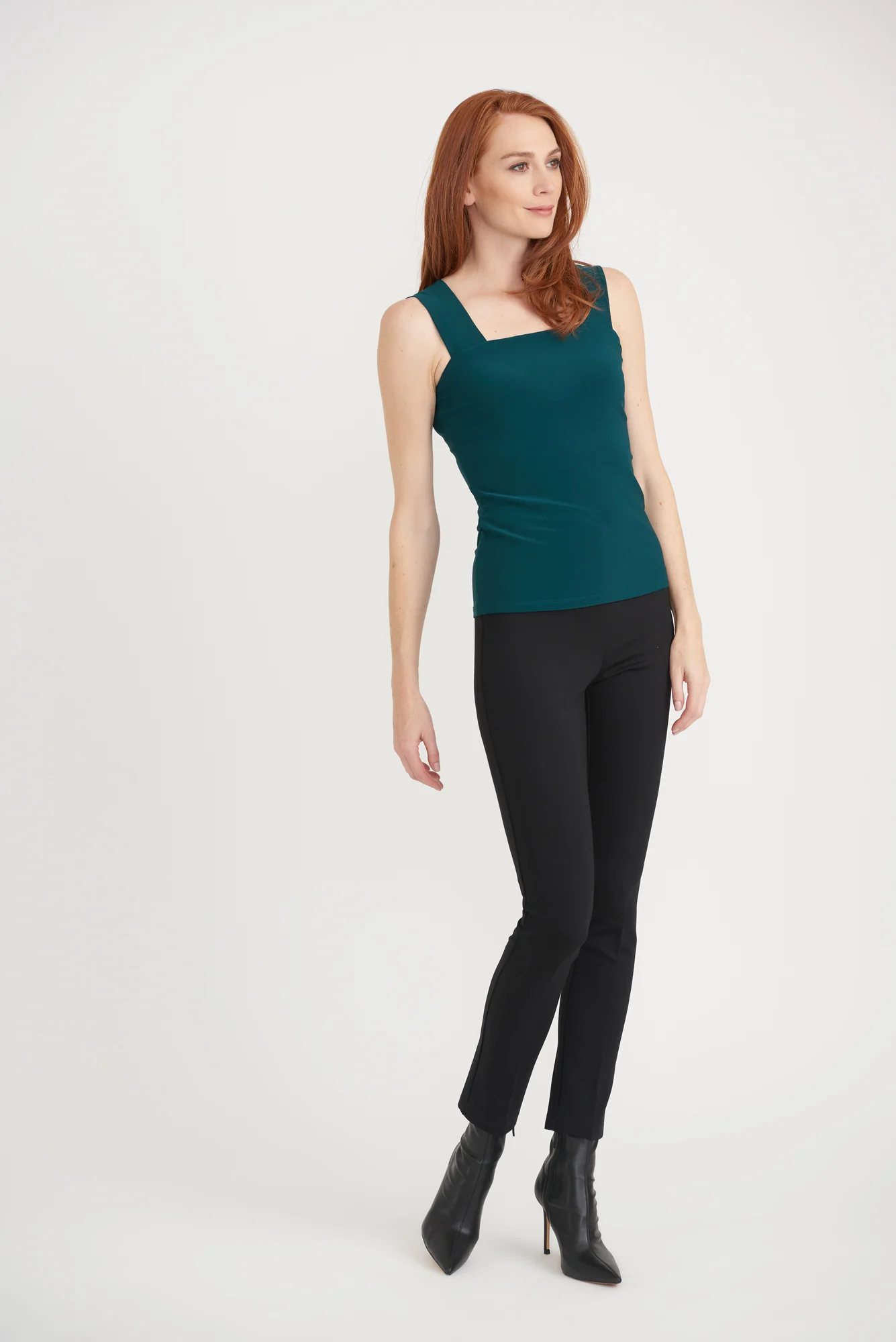 Joseph Ribkoff Pine Classic Square Neck Cami Style 143132 - Image 3