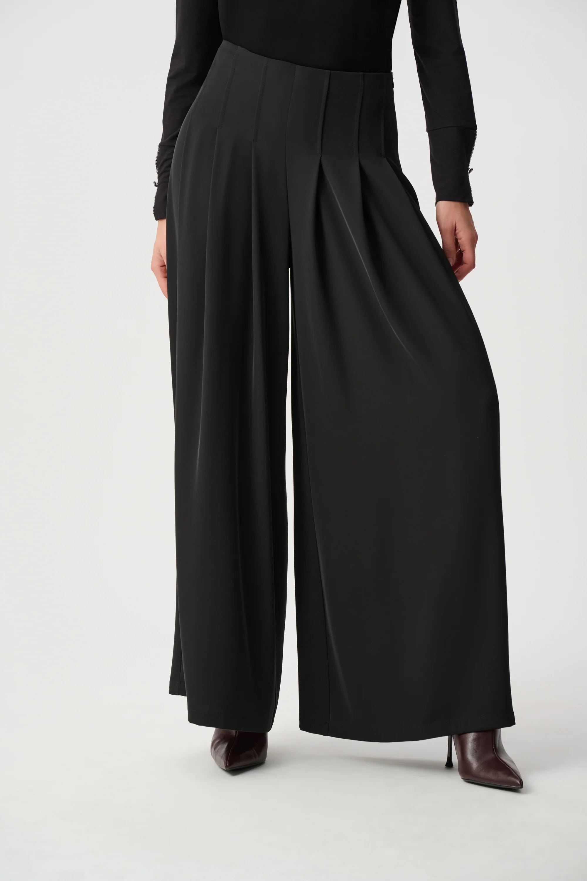 Joseph Ribkoff Pleated Wide-Leg Pants Style 263040