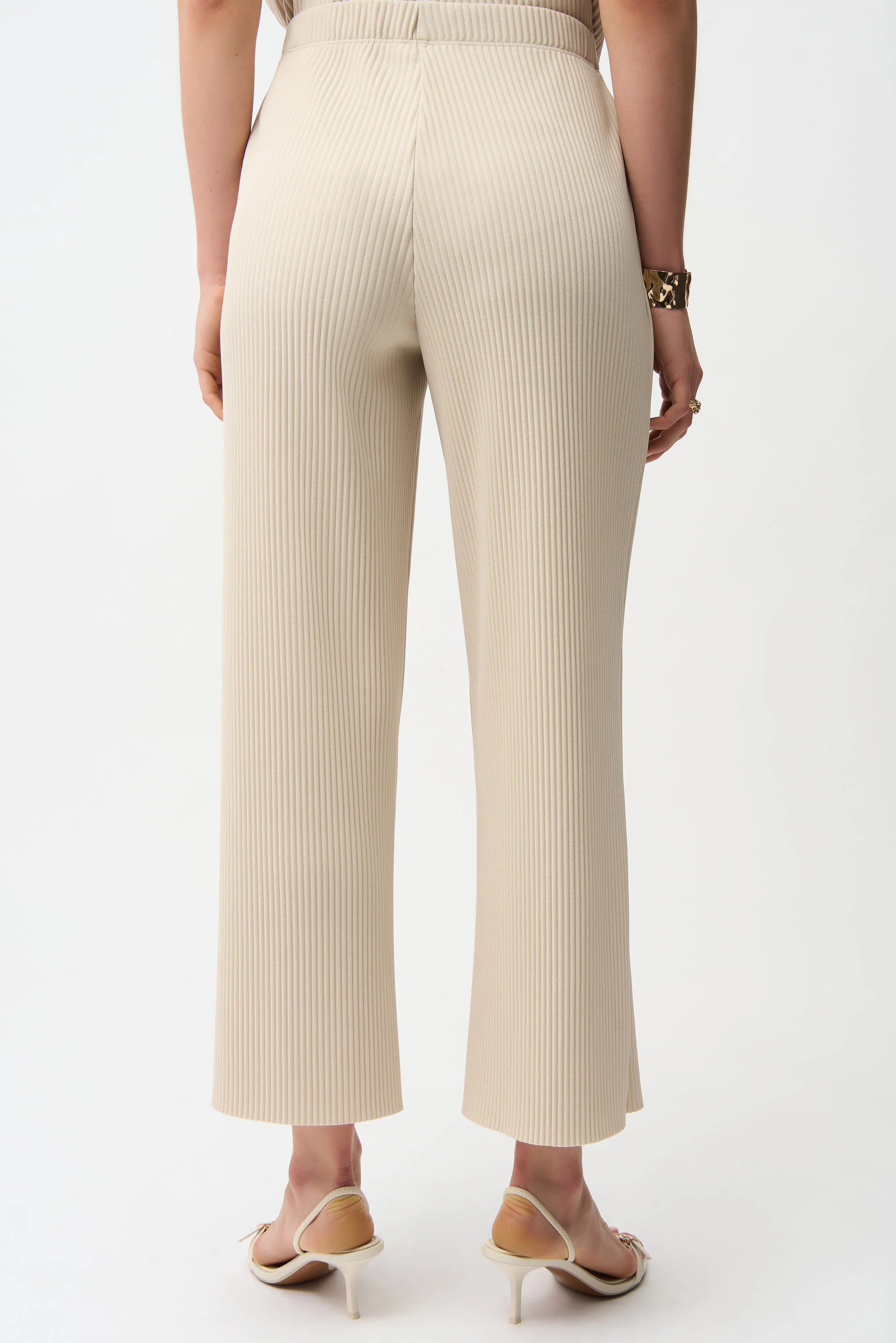 Joseph Ribkoff Pleated Wide Leg Pull-On Pants Style 261100 - Image 3