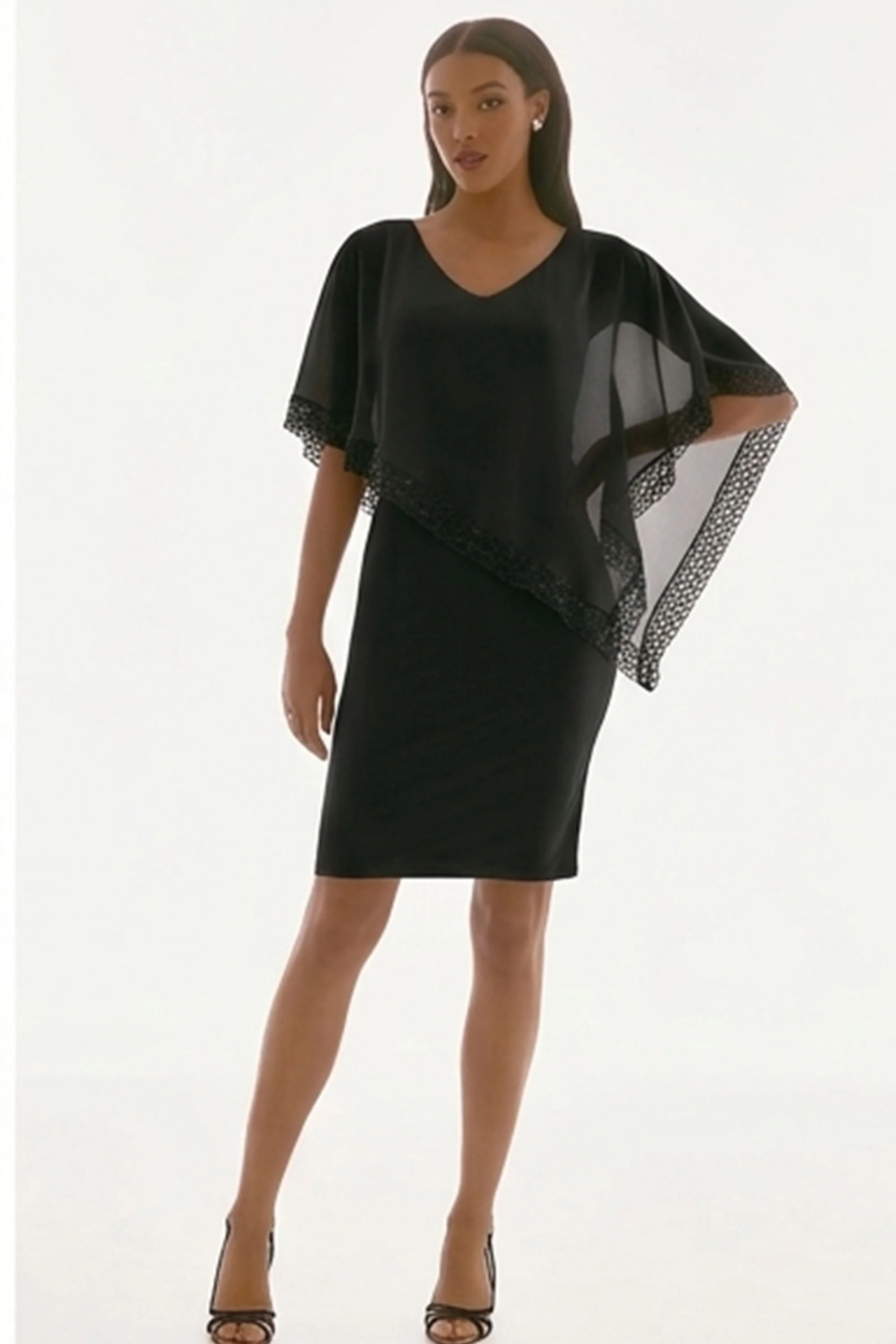 Joseph Ribkoff Poncho Sheath Dress Style 251773
