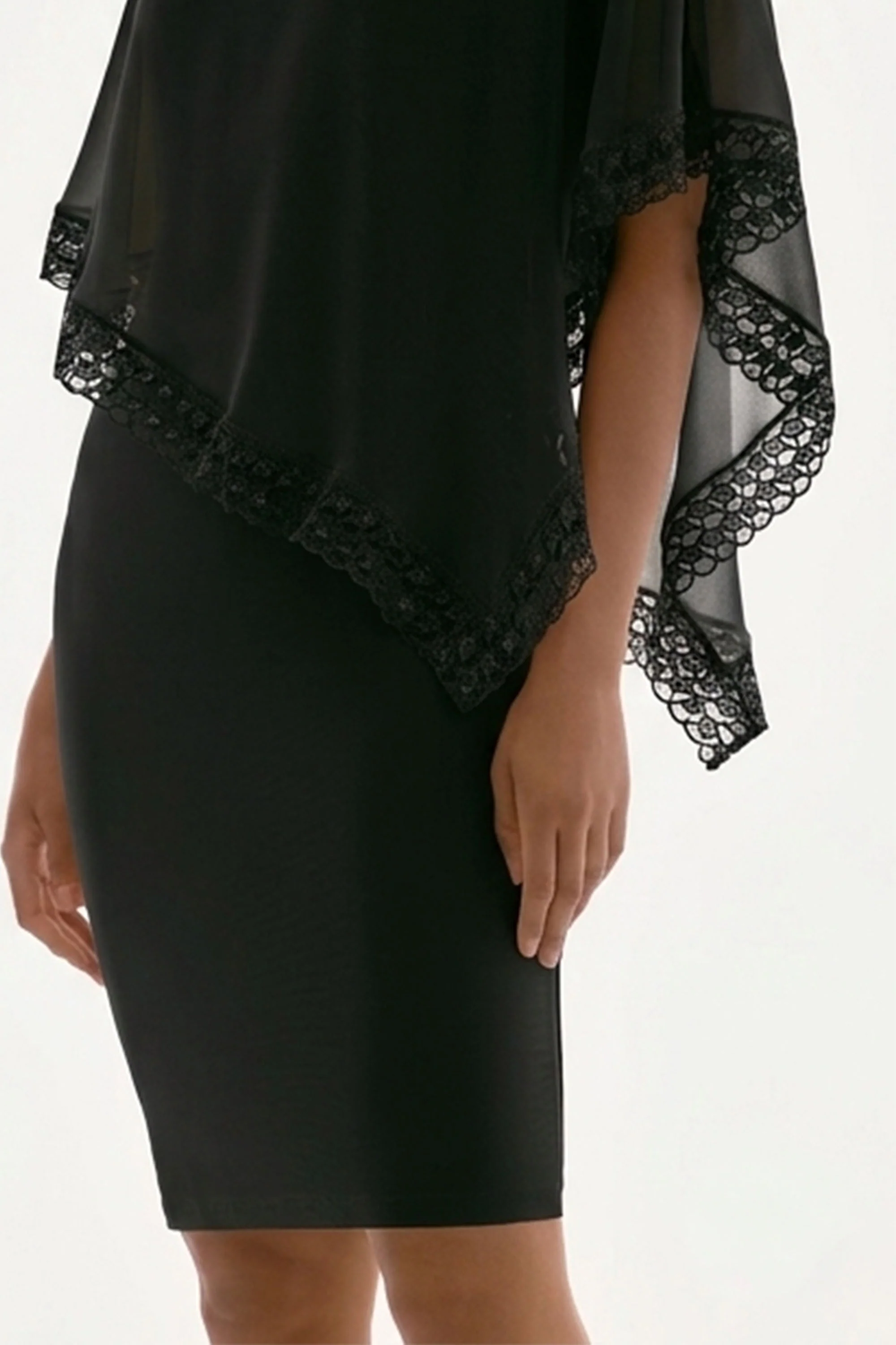 Joseph Ribkoff Poncho Sheath Dress Style 251773 - Image 4