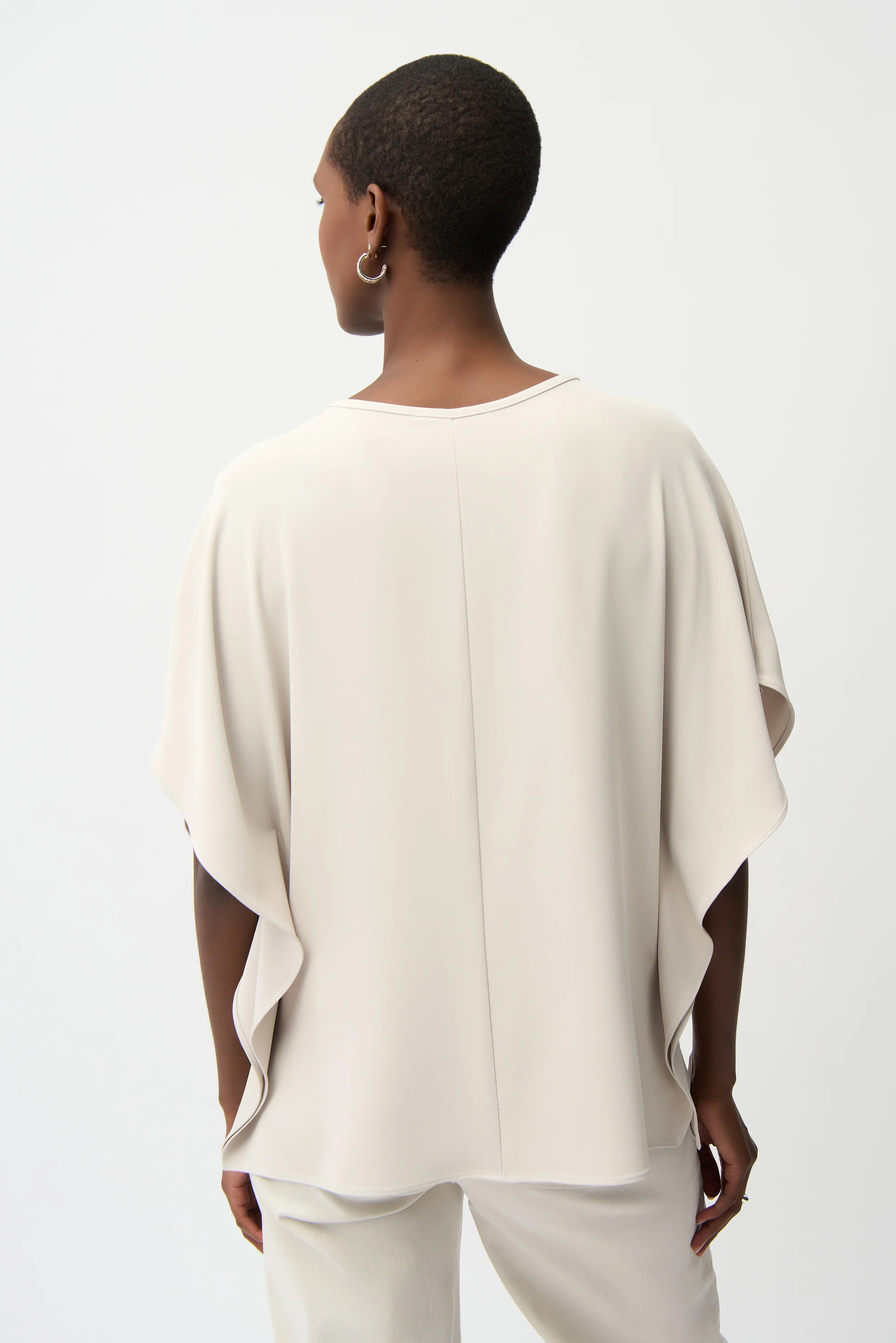 Joseph Ribkoff Poncho Top With Front Keyhole Style 261117 - Image 3