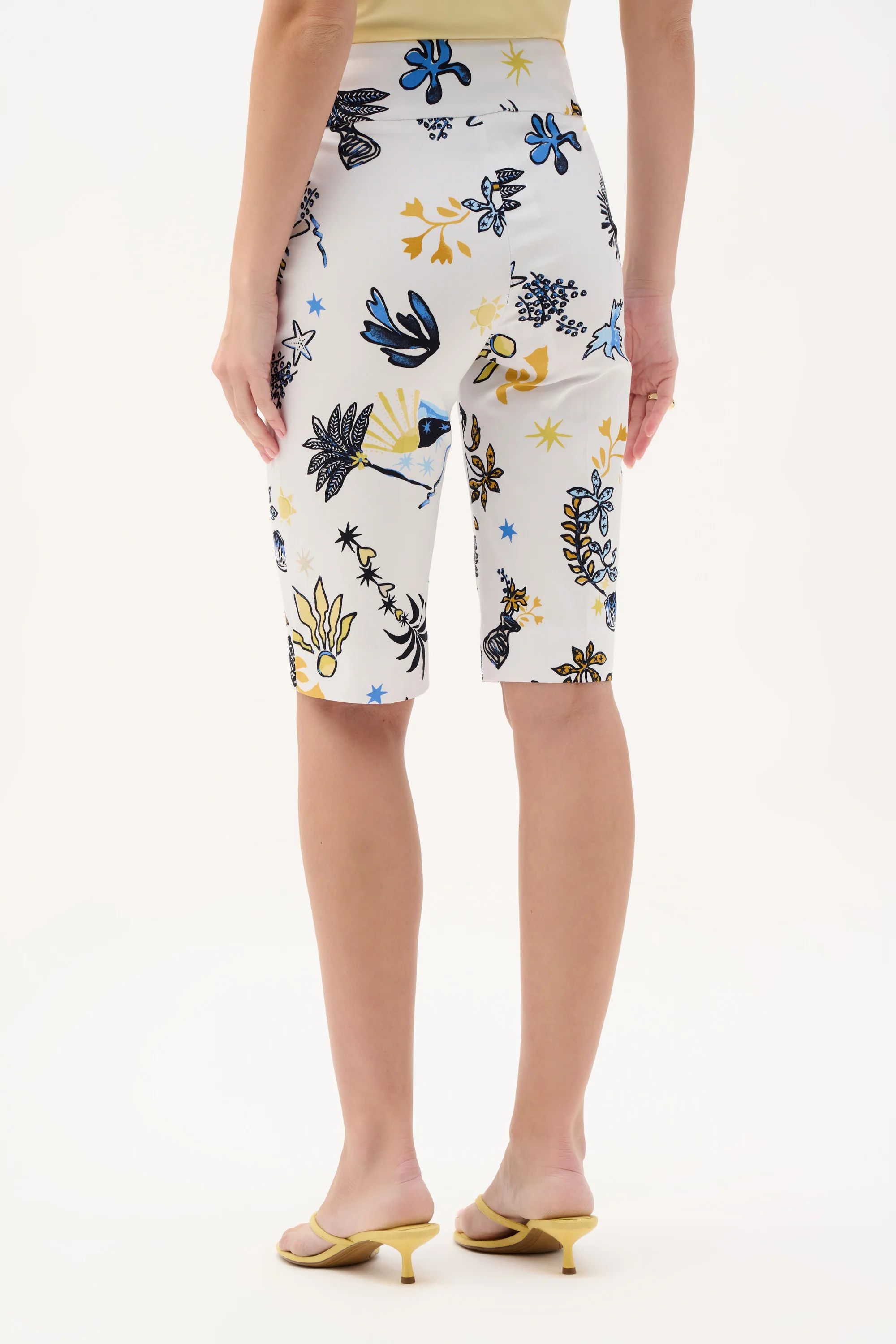 Joseph Ribkoff Printed Bermuda Shorts Style 262228 - Image 3