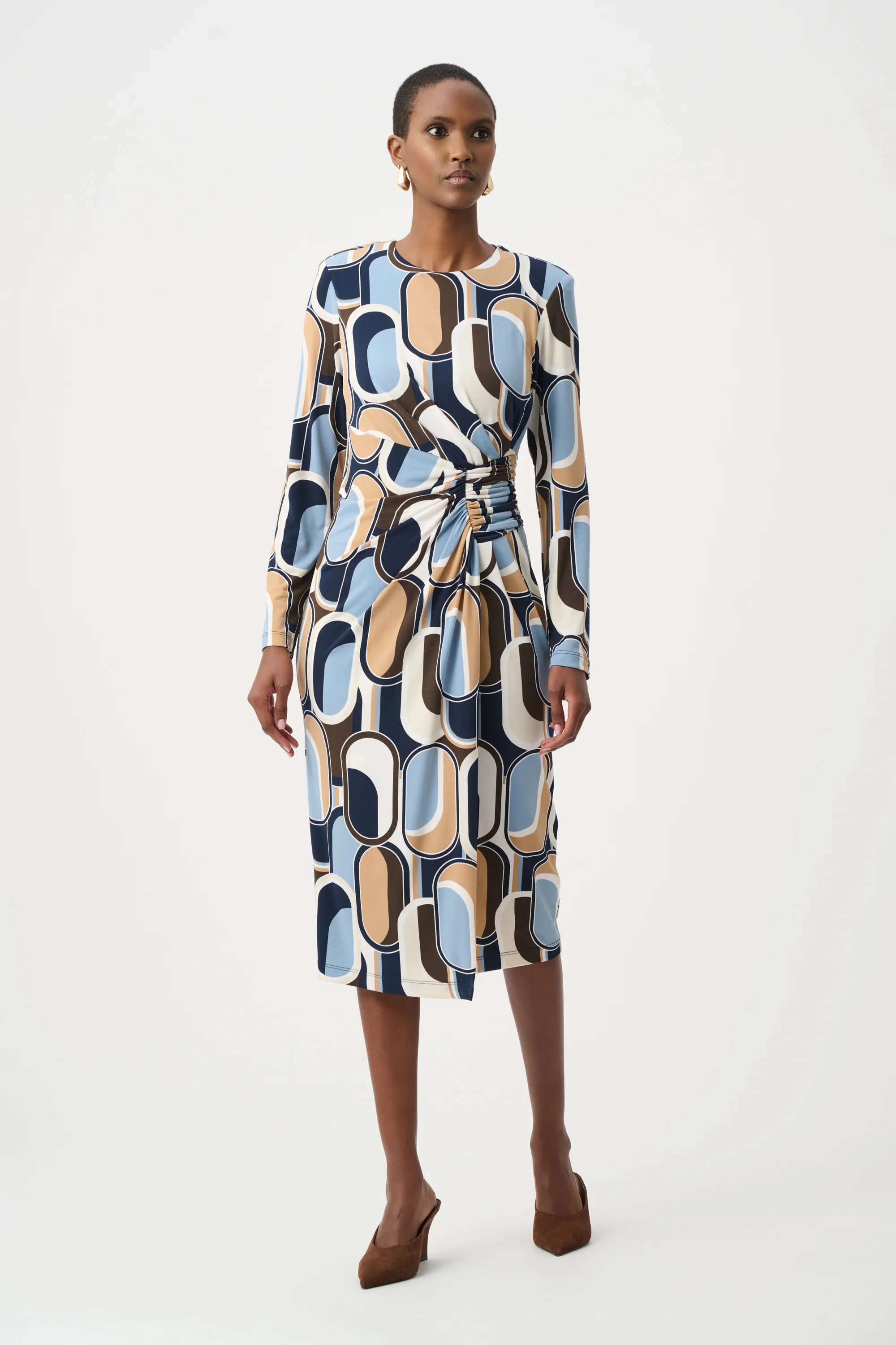 Joseph Ribkoff Printed Wrap Dress Style 263218