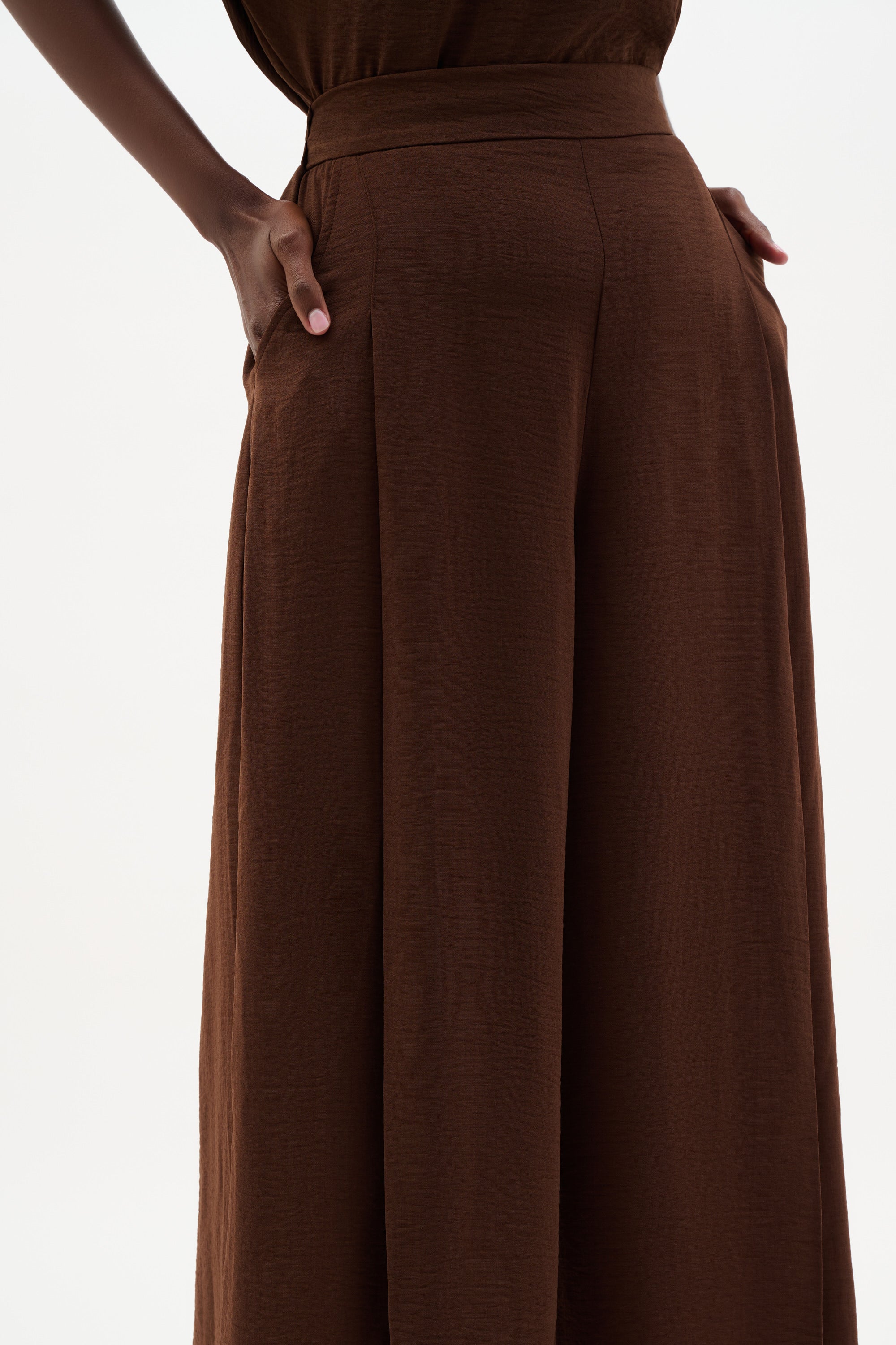 Joseph Ribkoff Pull-On Culotte Pants With Pleats Style 262196 - Image 4