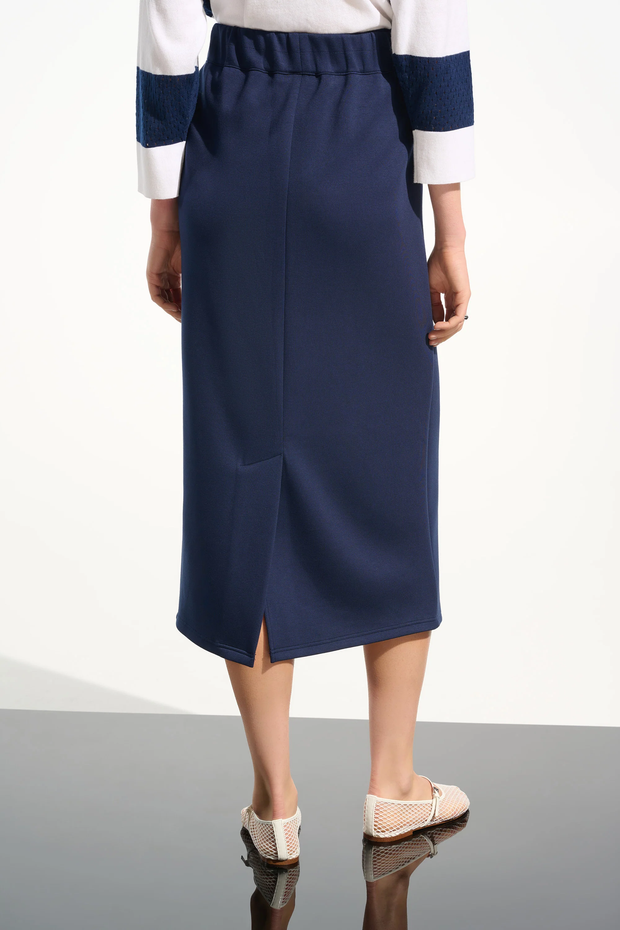 Joseph Ribkoff Pull-On Skirt With Drawstring Waist Style 261608 - Image 3
