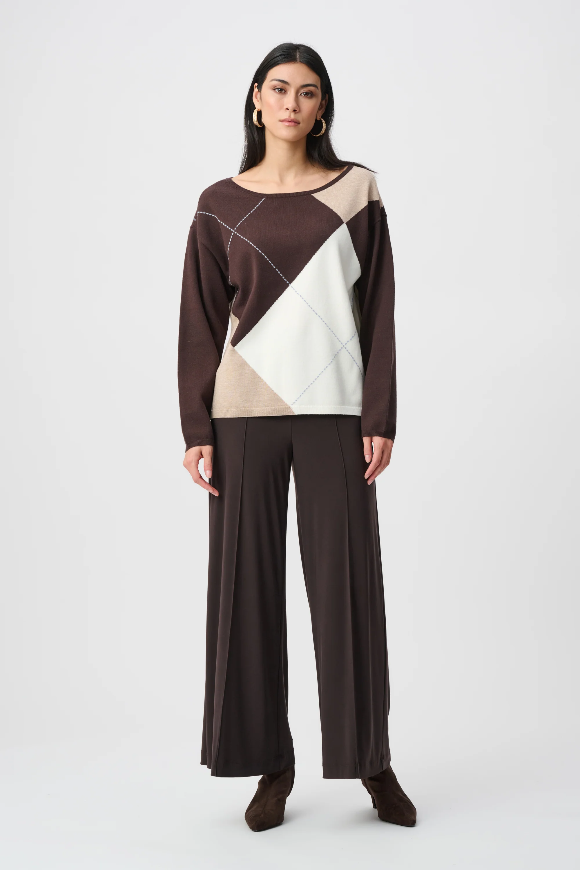 Joseph Ribkoff Pull-On Wide Leg Pants Style 251017F26 - Image 2