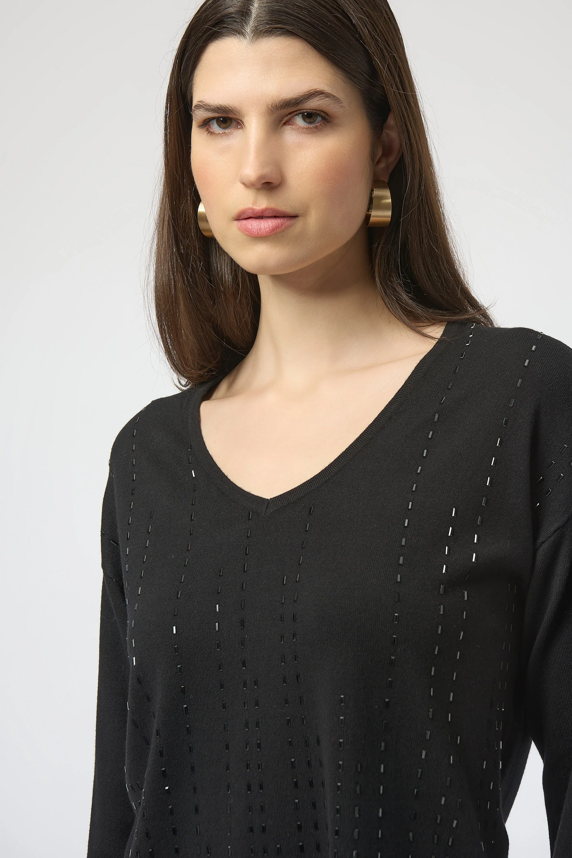 Joseph Ribkoff Pullover with Iron-On Detail Style 254966 - Image 8