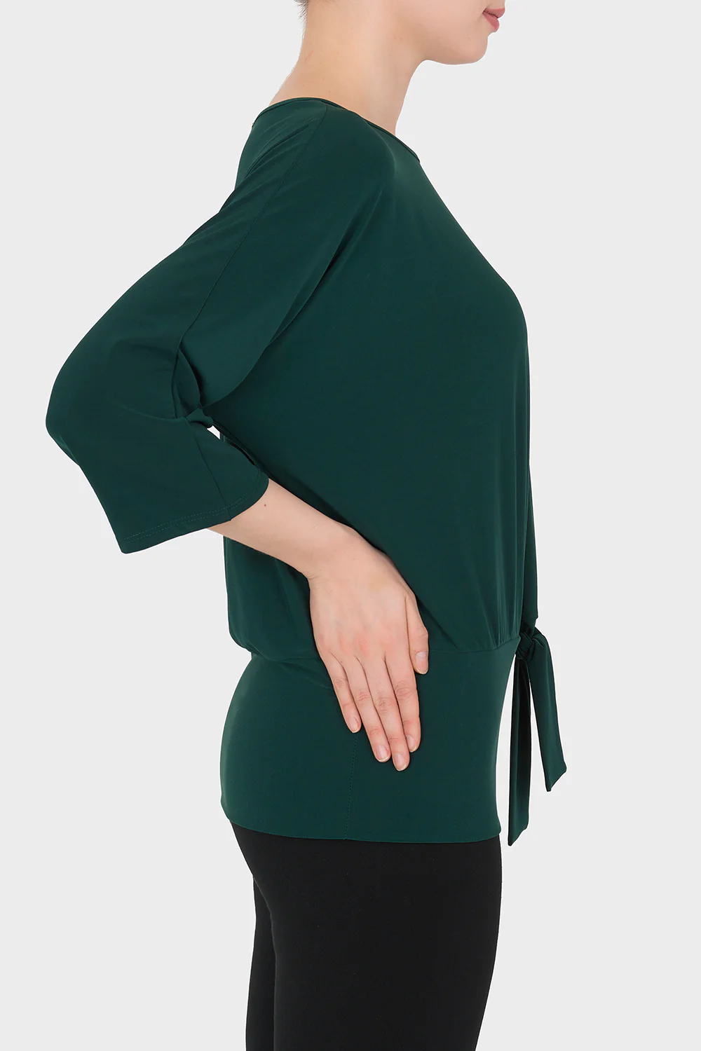 Joseph Ribkoff Pure Emerald Top Style 193145 - Image 3