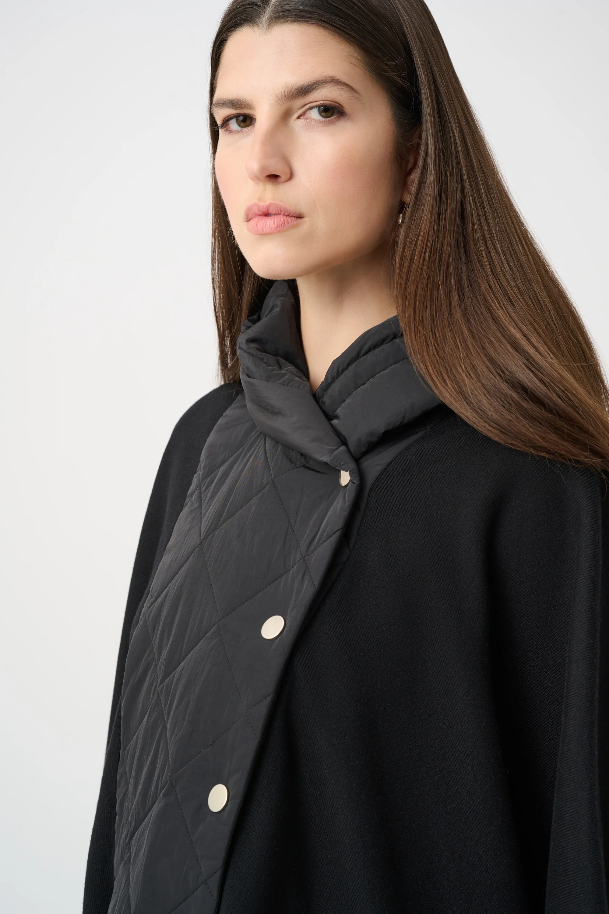 Joseph Ribkoff Quilted Poncho Jacket Style 263627 - Image 5