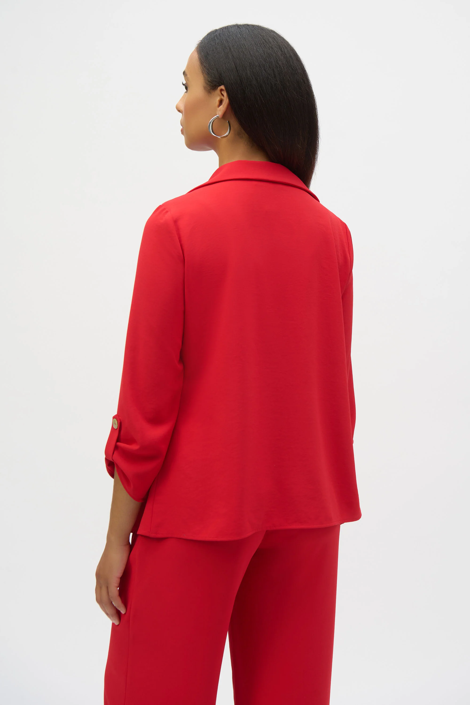 Joseph Ribkoff Flared Open Blazer Style 252092 - Image 2