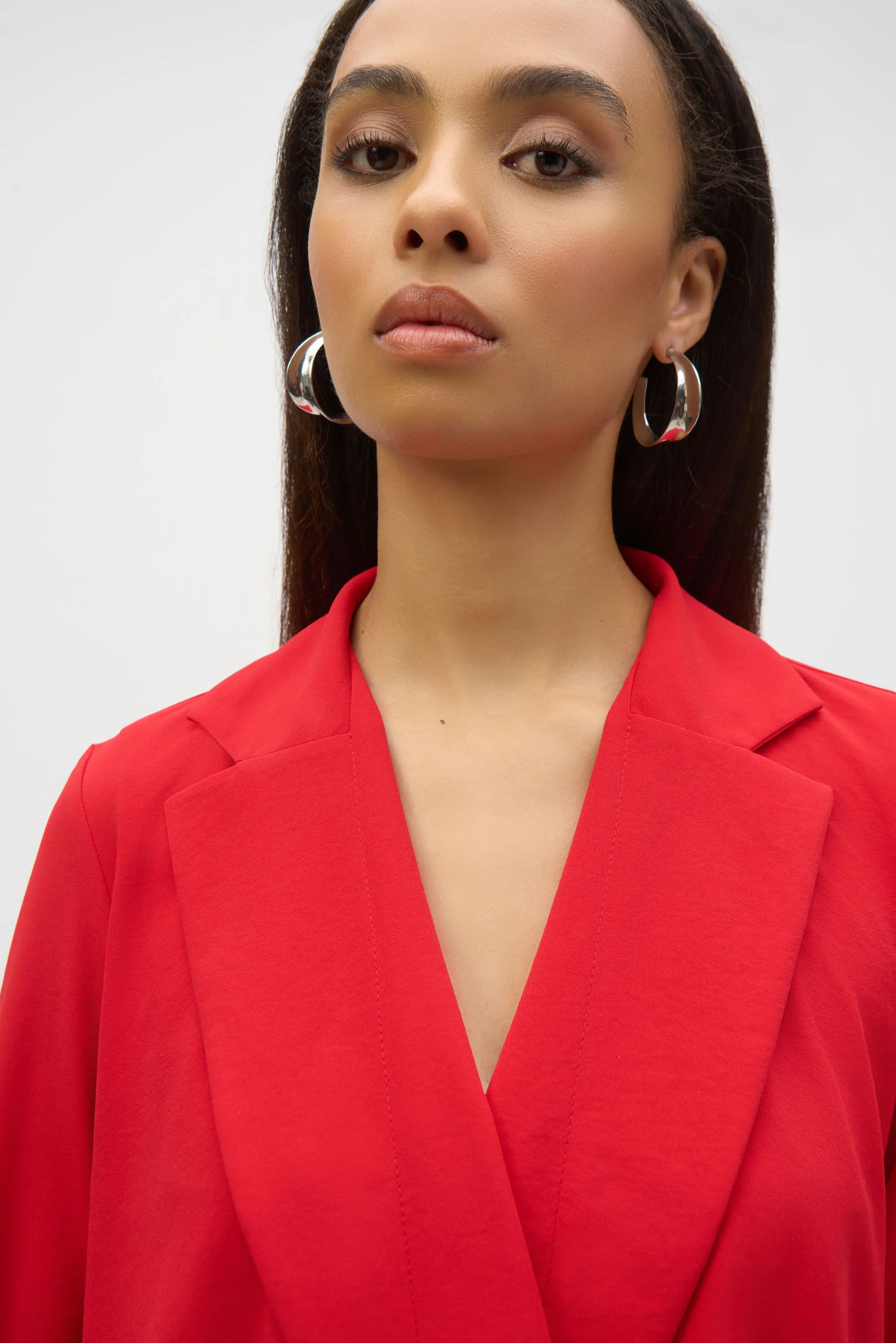 Joseph Ribkoff Flared Open Blazer Style 252092 - Image 3