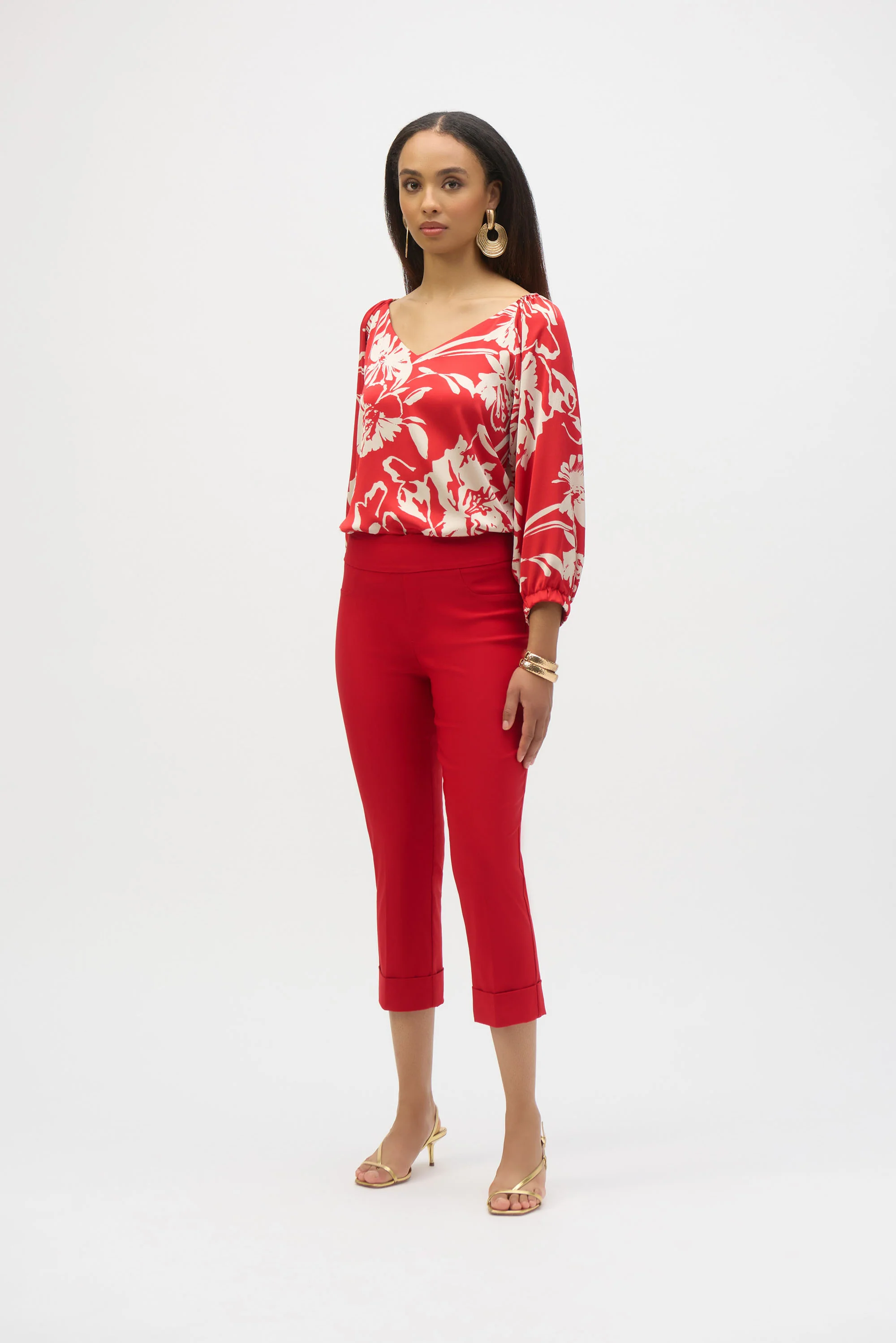 Joseph Ribkoff Pull-On Capri Pants Style 252121 - Image 5