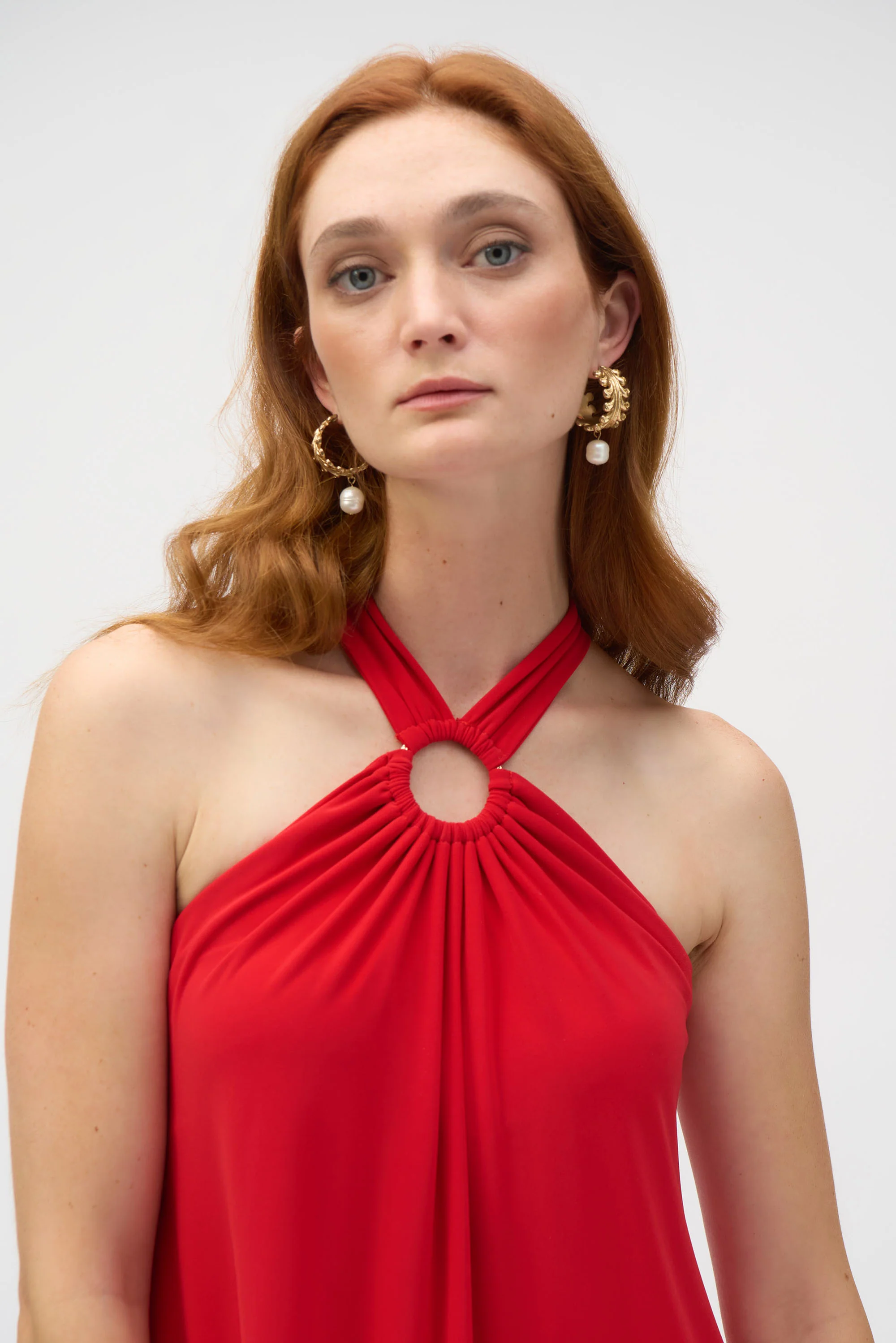 Joseph Ribkoff Trapeze Halter Dress Style 252090 - Image 4