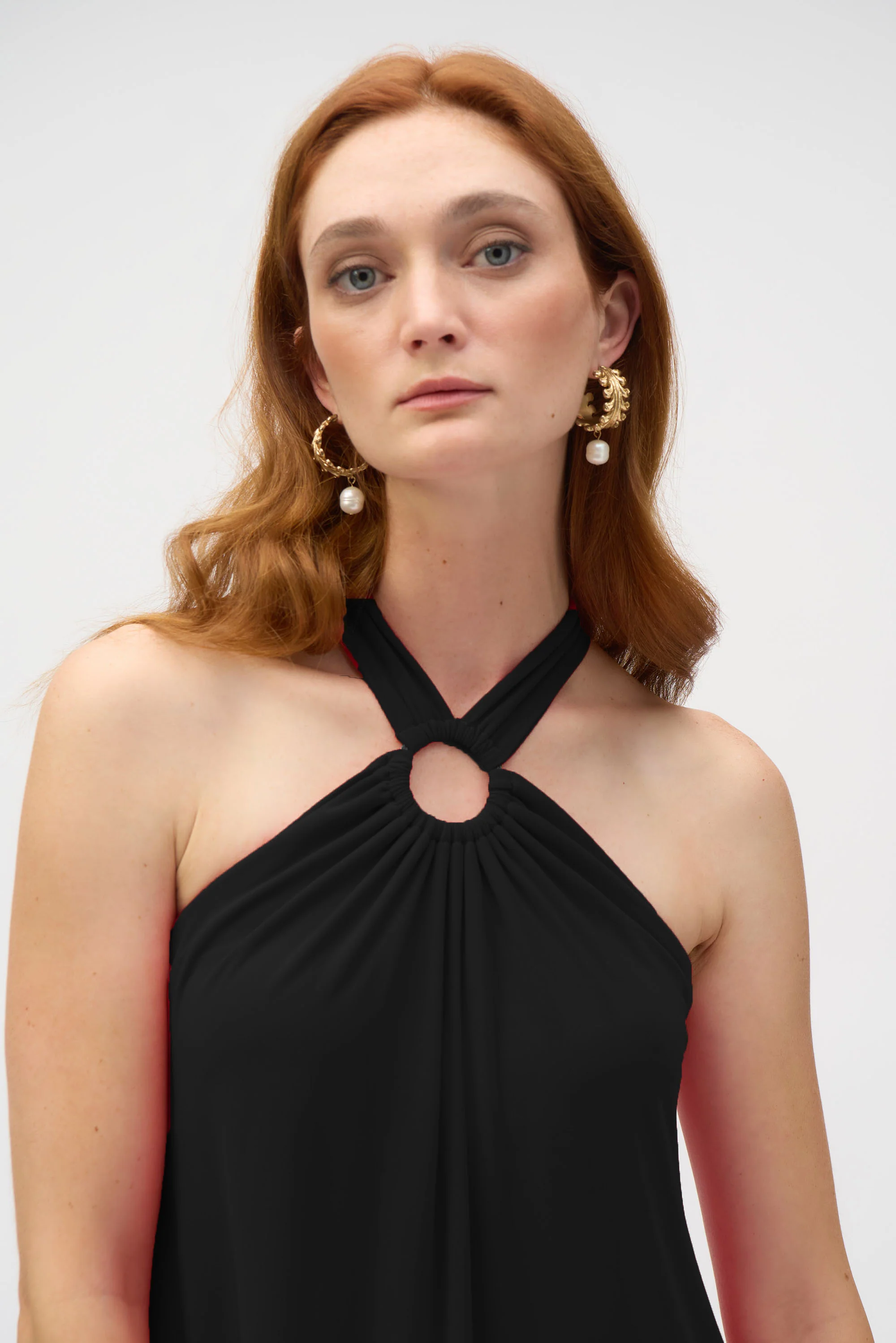 Joseph Ribkoff Trapeze Halter Dress Style 252090 - Image 6