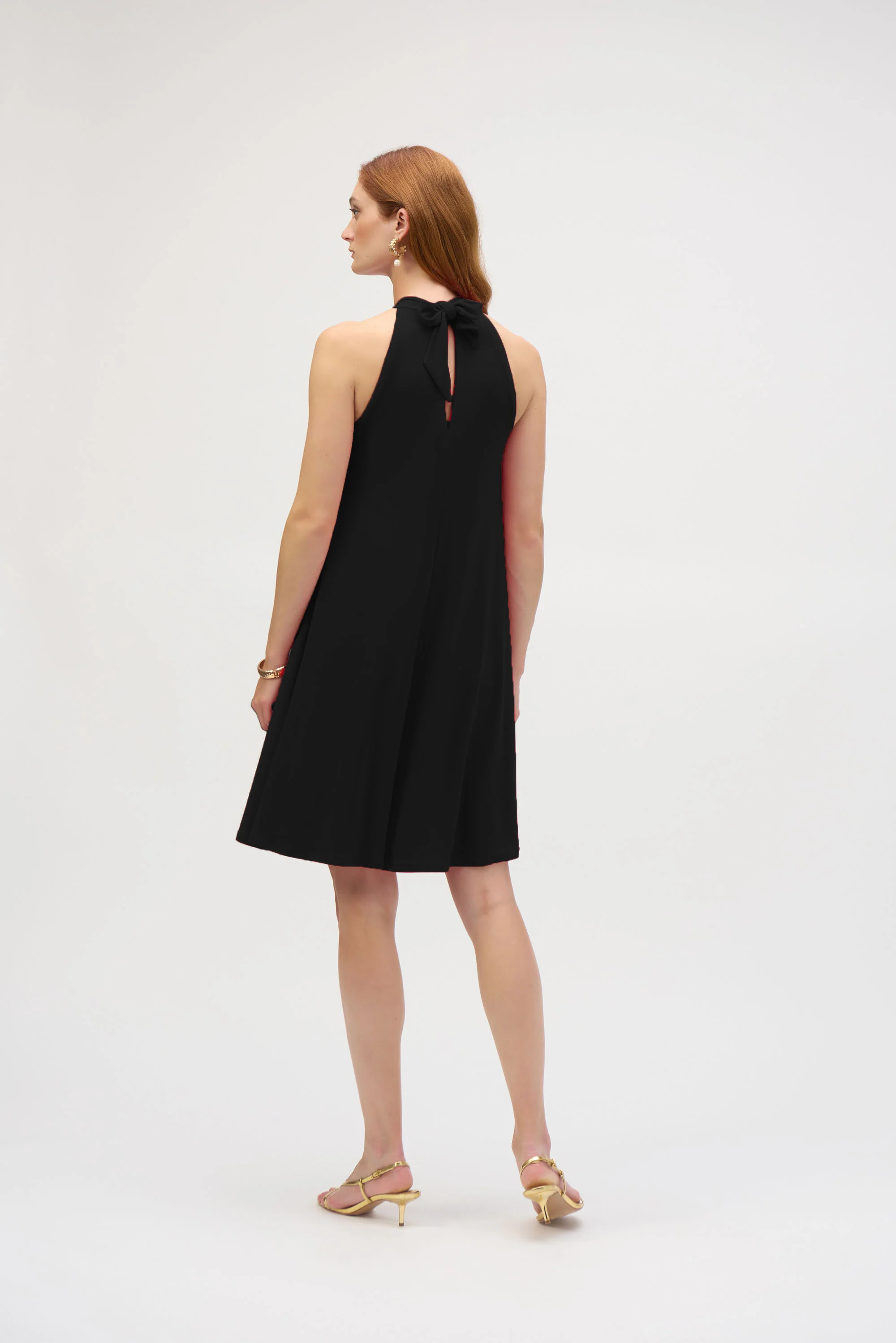 Joseph Ribkoff Trapeze Halter Dress Style 252090 - Image 8