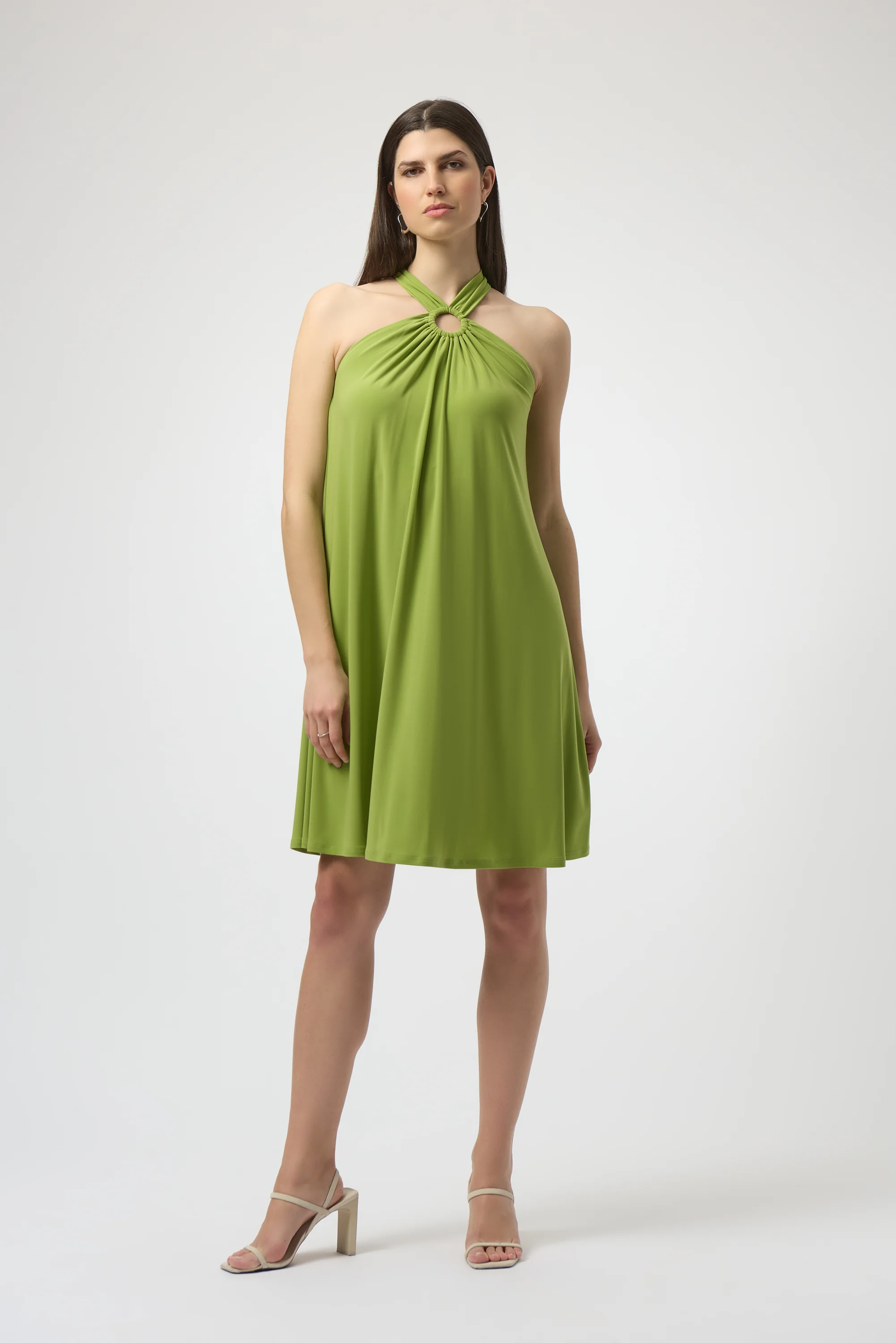 Joseph Ribkoff Trapeze Halter Dress Style 252090 - Image 9