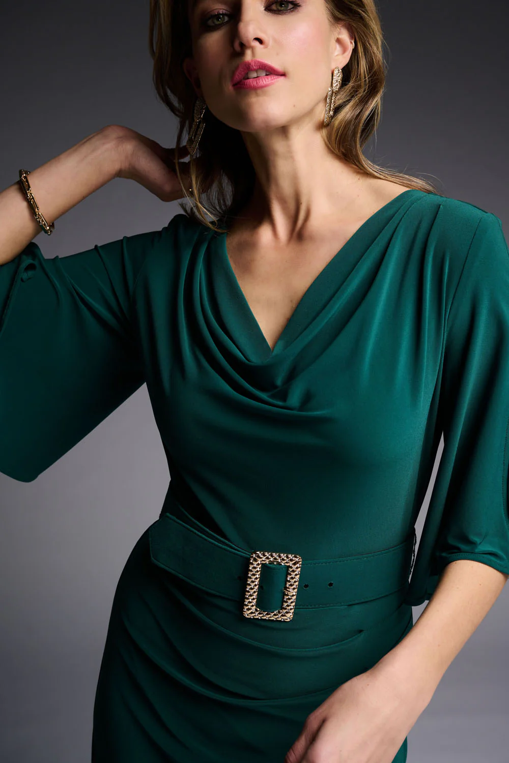 Joseph Ribkoff Rainforest Dress Style 223746 - Image 2