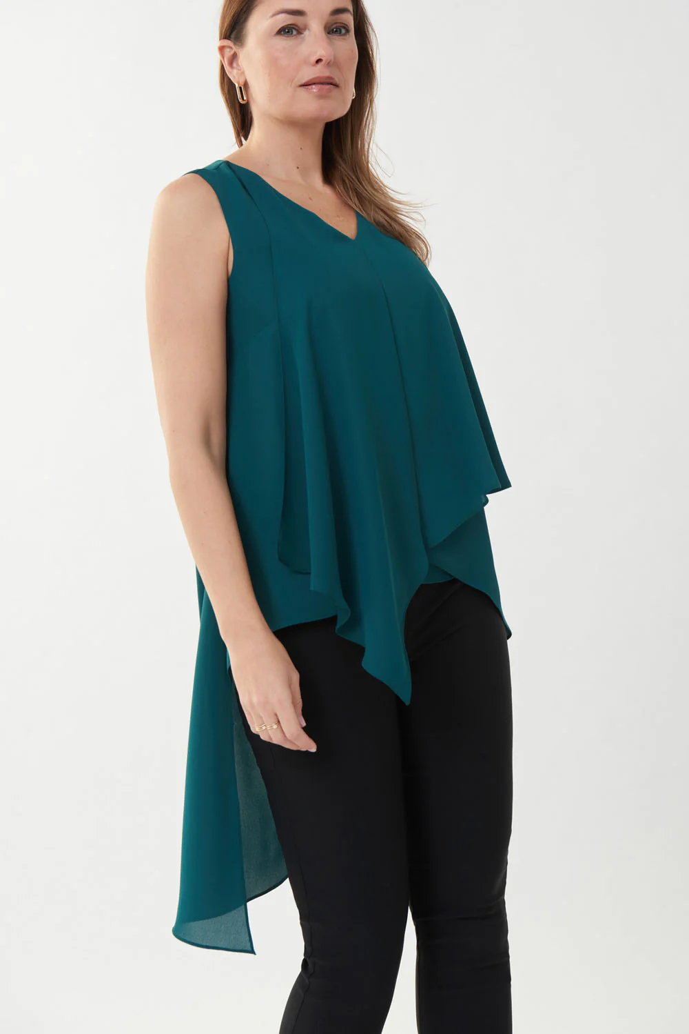 Joseph Ribkoff Rainforest Sleeveless Tunic Style 223211 - Image 3