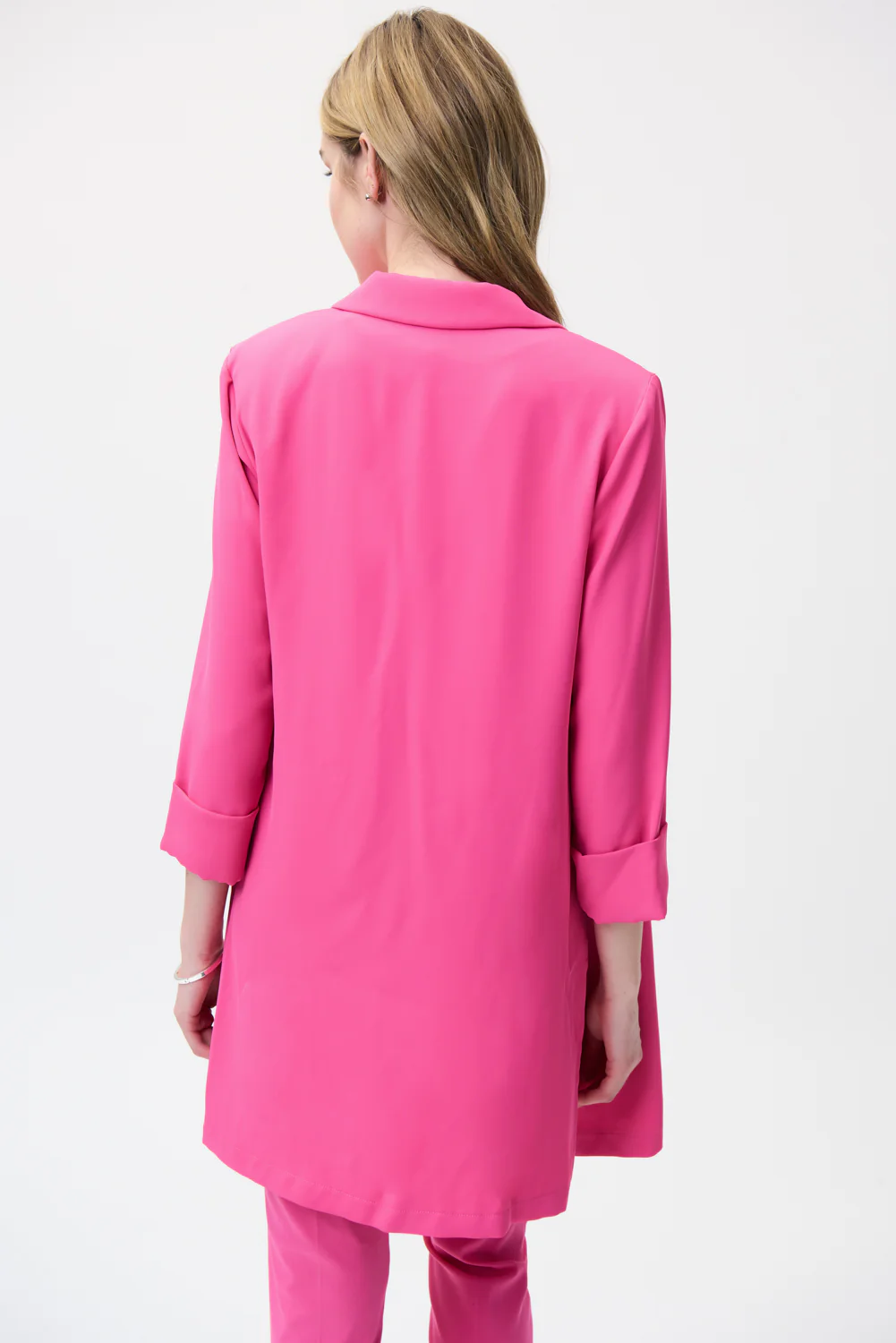 Joseph Ribkoff Raspberry Sorbet Oversized Blazer Style 211361 - Image 4
