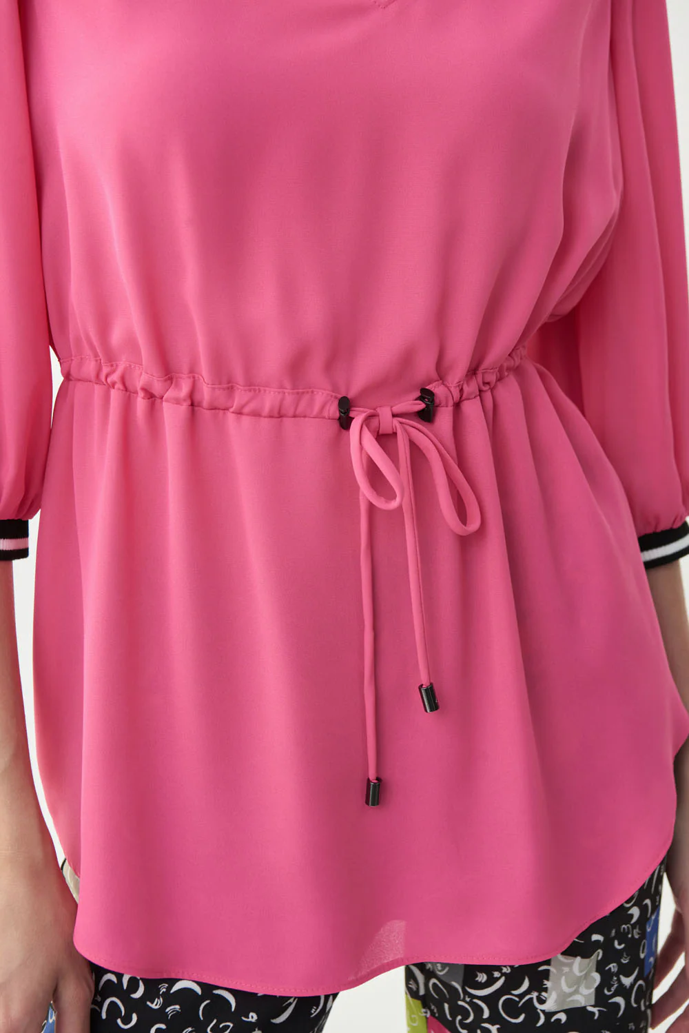 Joseph Ribkoff Raspberry Sorbet Top Style 221171 - Image 3