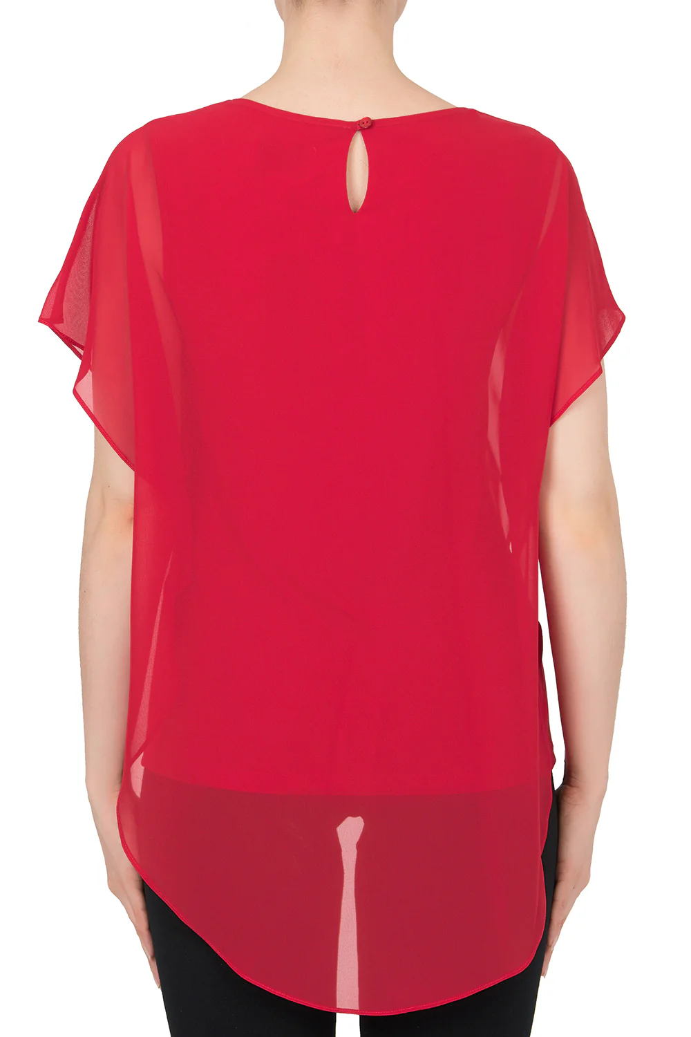 Joseph Ribkoff Red Top Style 191218 - Image 2