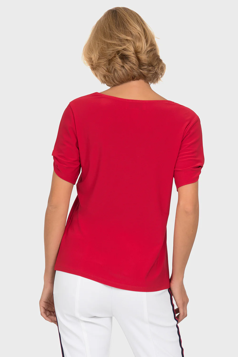 Joseph Ribkoff Red Top Style 192136 - Image 2