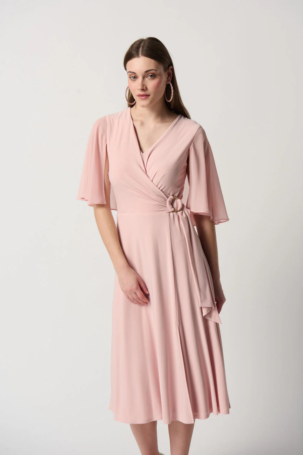 Joseph Ribkoff Rose Dress Style 231757 - Image 2