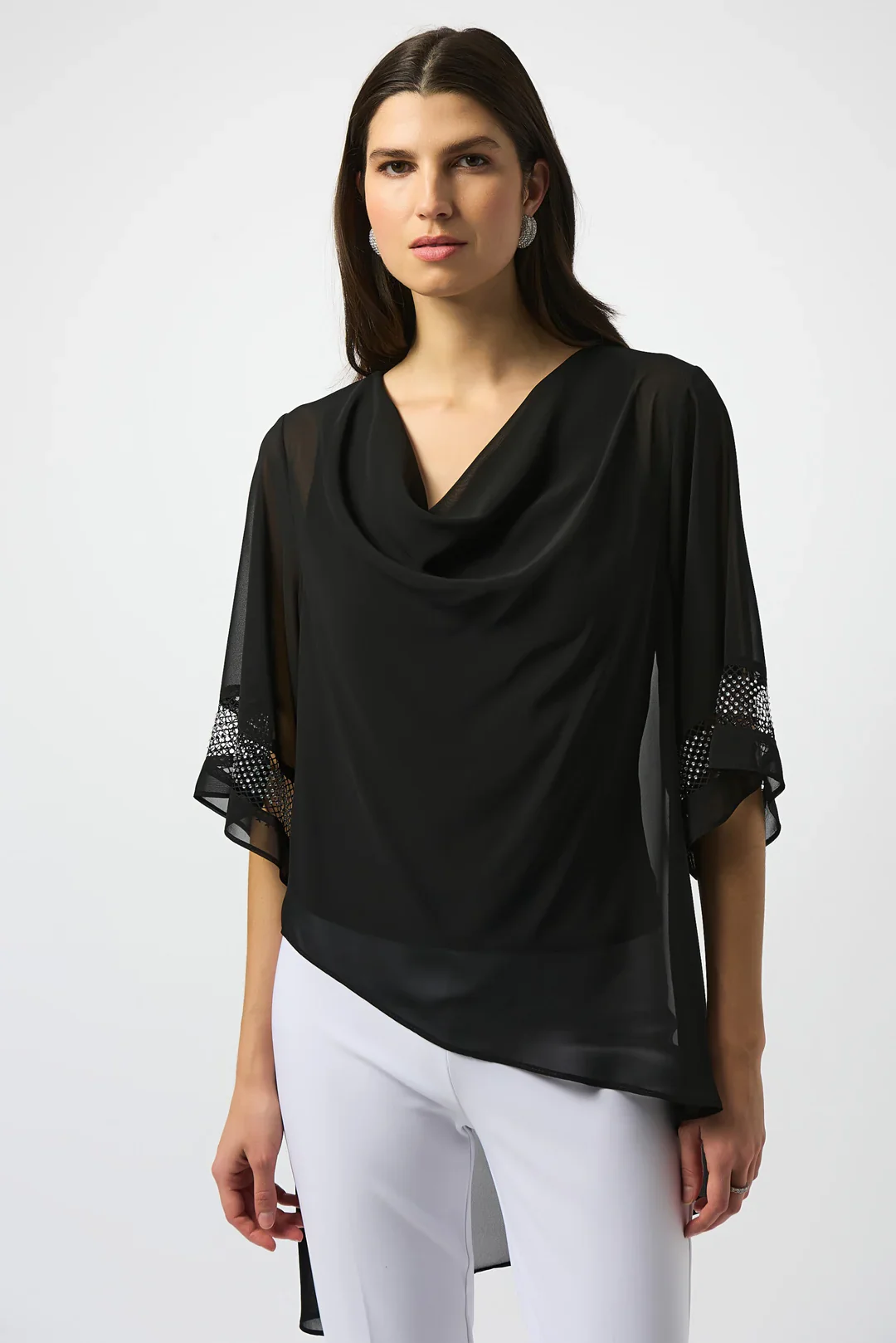 Joseph Ribkoff Asymmetrical Layered Top Style 251740 - Image 8