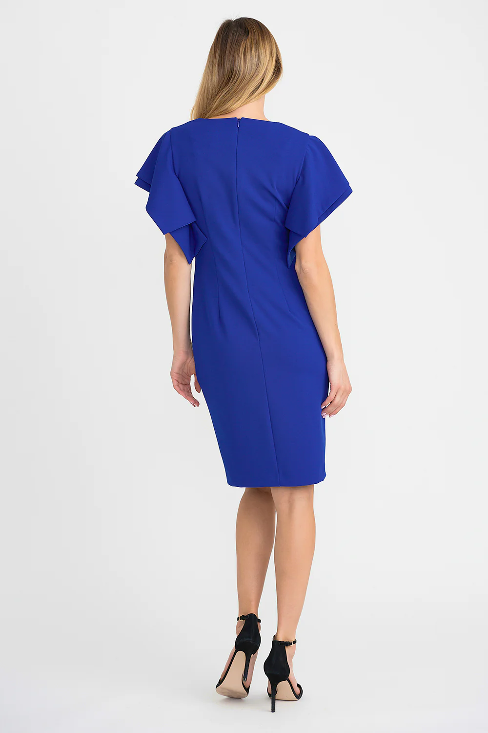Joseph Ribkoff Royal Sapphire Dress Style 201015 - Image 2