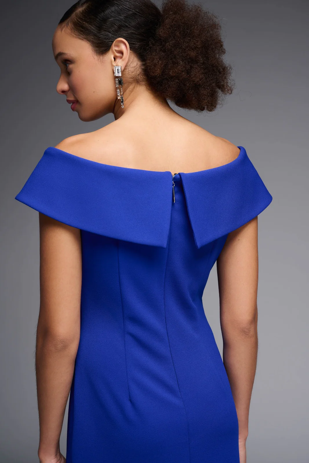 Joseph Ribkoff Royal Sapphire Dress Style 231756 - Image 3