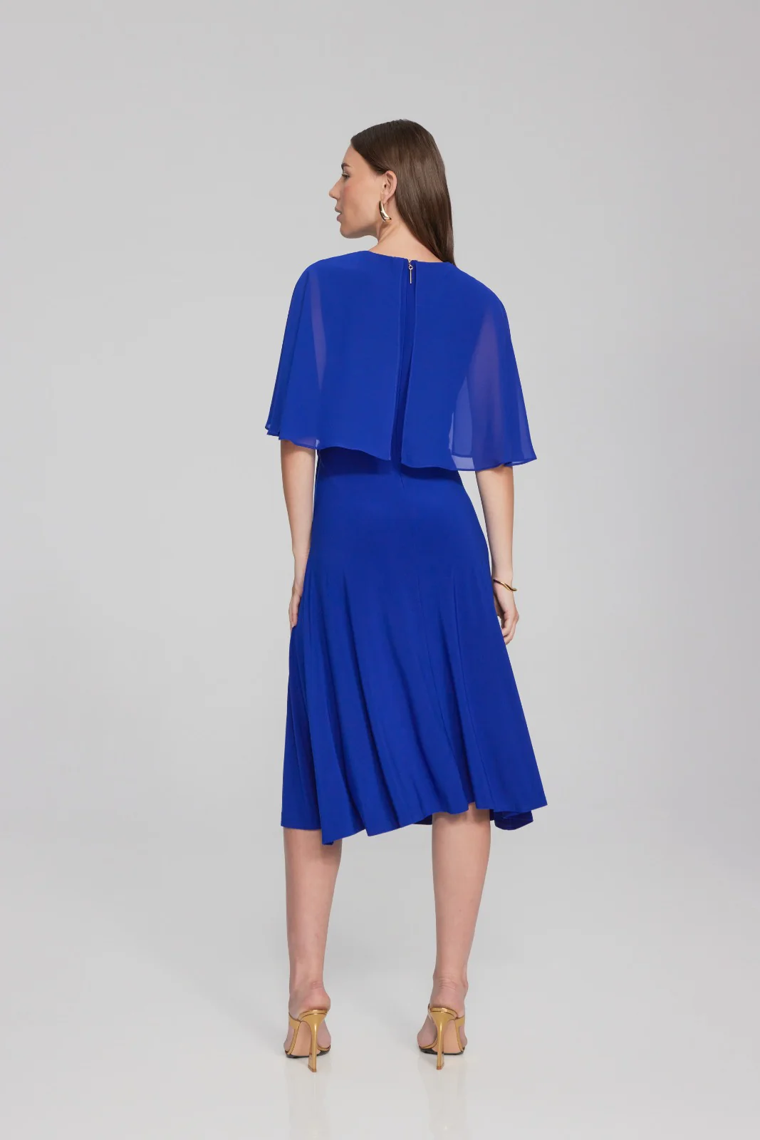 Joseph Ribkoff Royal Sapphire Dress Style 231757 - Image 3