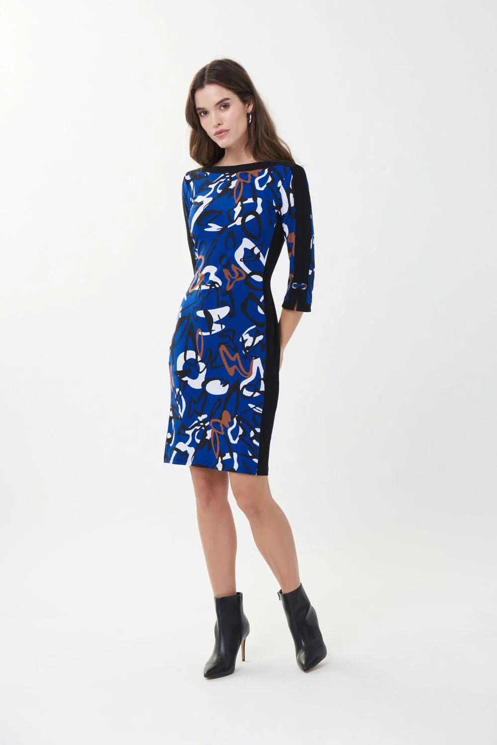 Joseph Ribkoff Royal Sapphire/Multi Dress Style 223231
