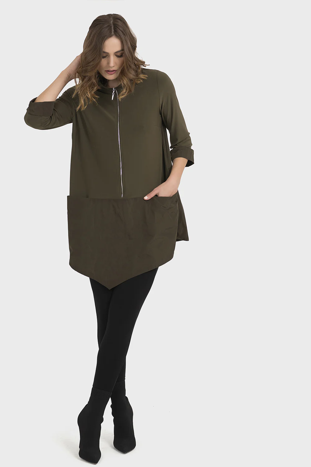 Joseph Ribkoff Safari Tunic Style 194579 - Image 3