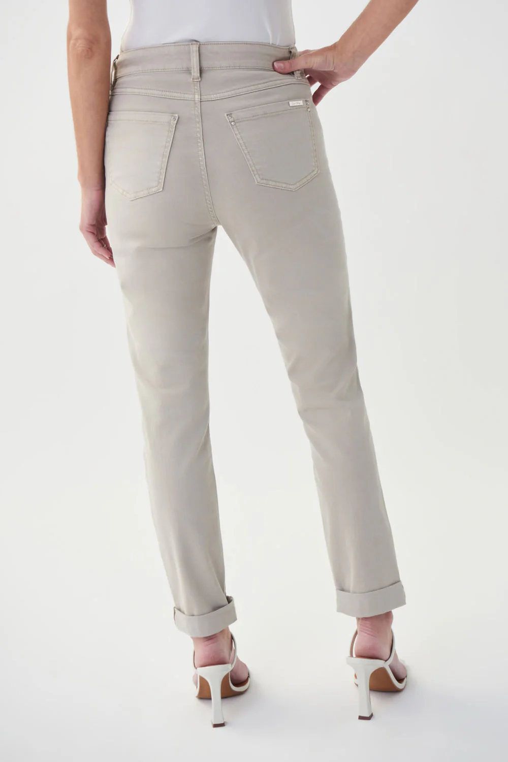 Joseph Ribkoff Sand Denim Pant Style 222917 - Image 2
