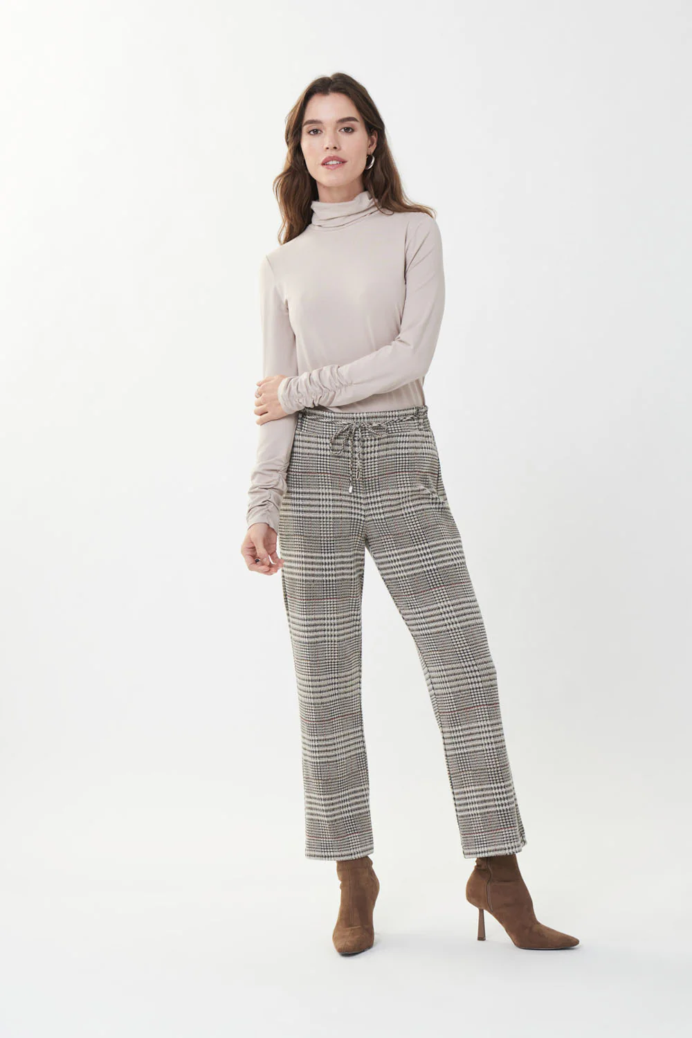 Joseph Ribkoff Sand High Neck Top Style 223252 - Image 4