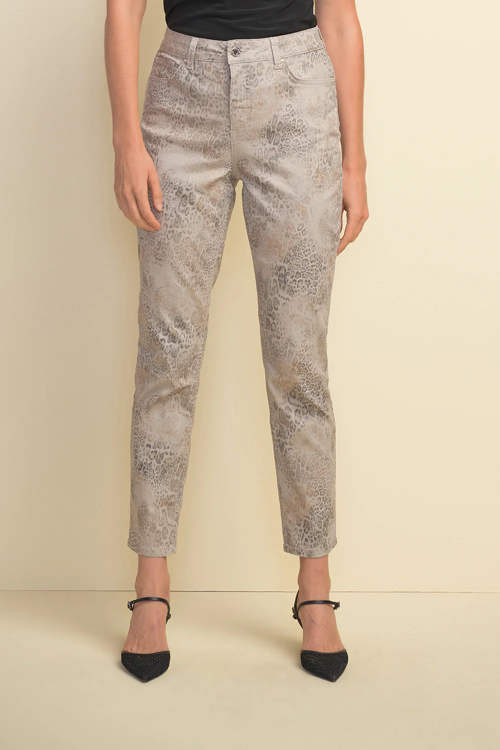 Joseph Ribkoff Sand/Multi Pants Style 211964 - Image 2