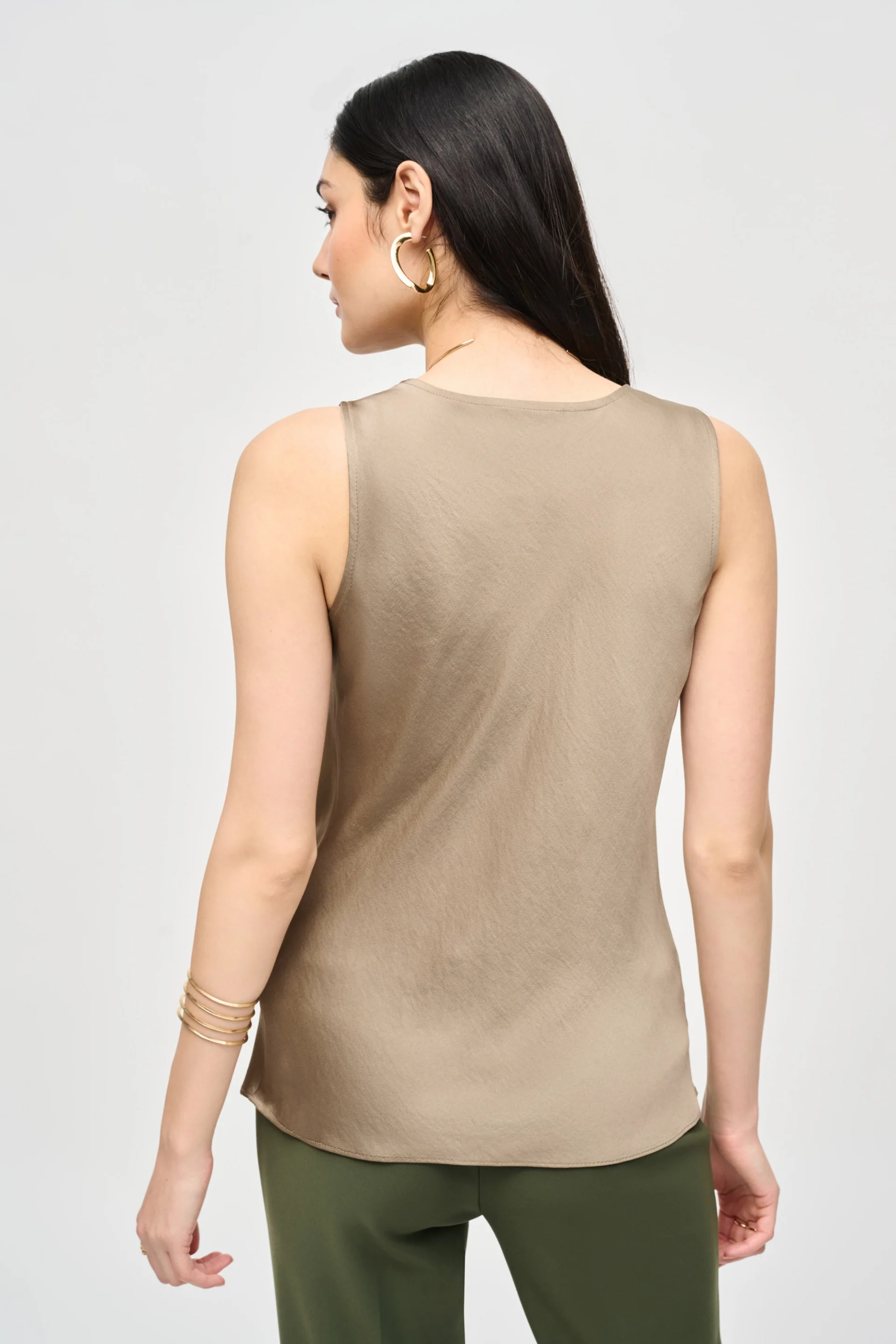Joseph Ribkoff Satin Straight Sleeveless Top Style 243125 - Image 7
